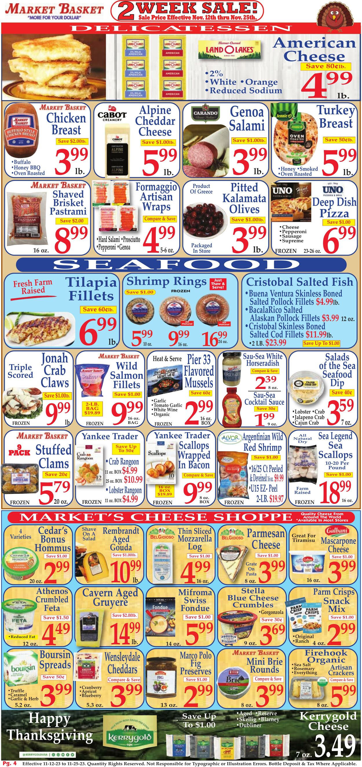 Weekly ad Market Basket 11/12/2023 - 11/25/2023