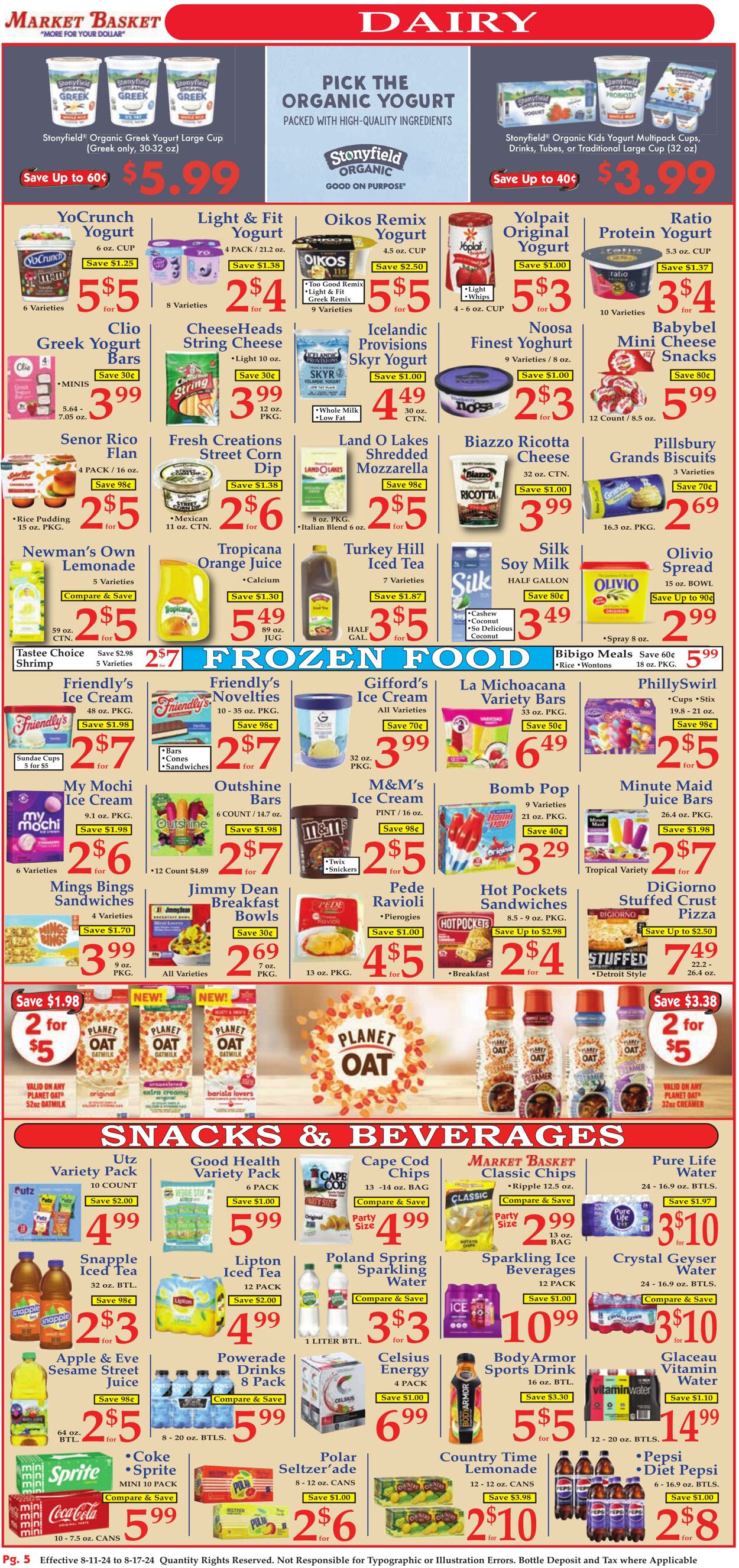 Weekly ad Market Basket 08/11/2024 - 08/17/2024