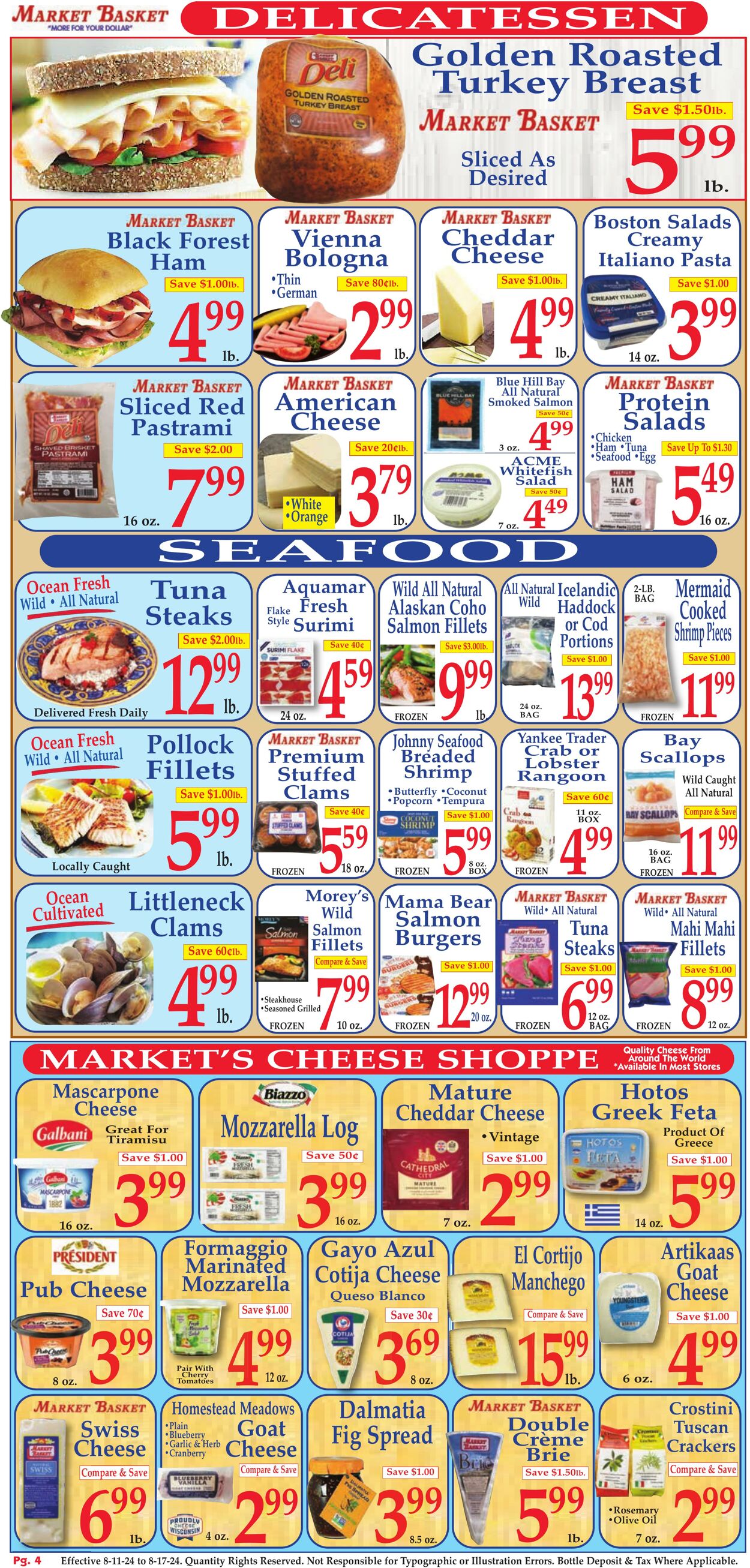 Weekly ad Market Basket 08/11/2024 - 08/17/2024