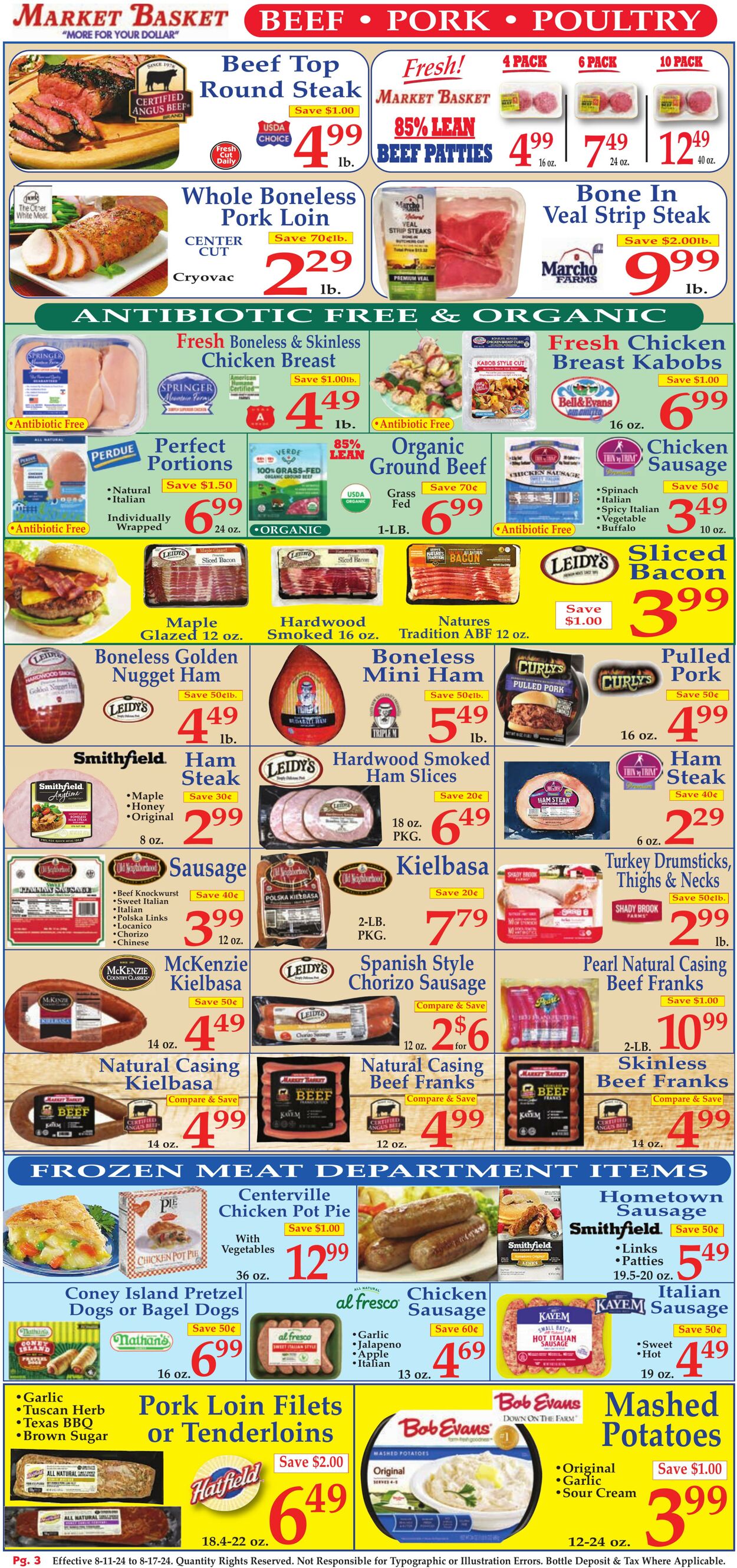 Weekly ad Market Basket 08/11/2024 - 08/17/2024