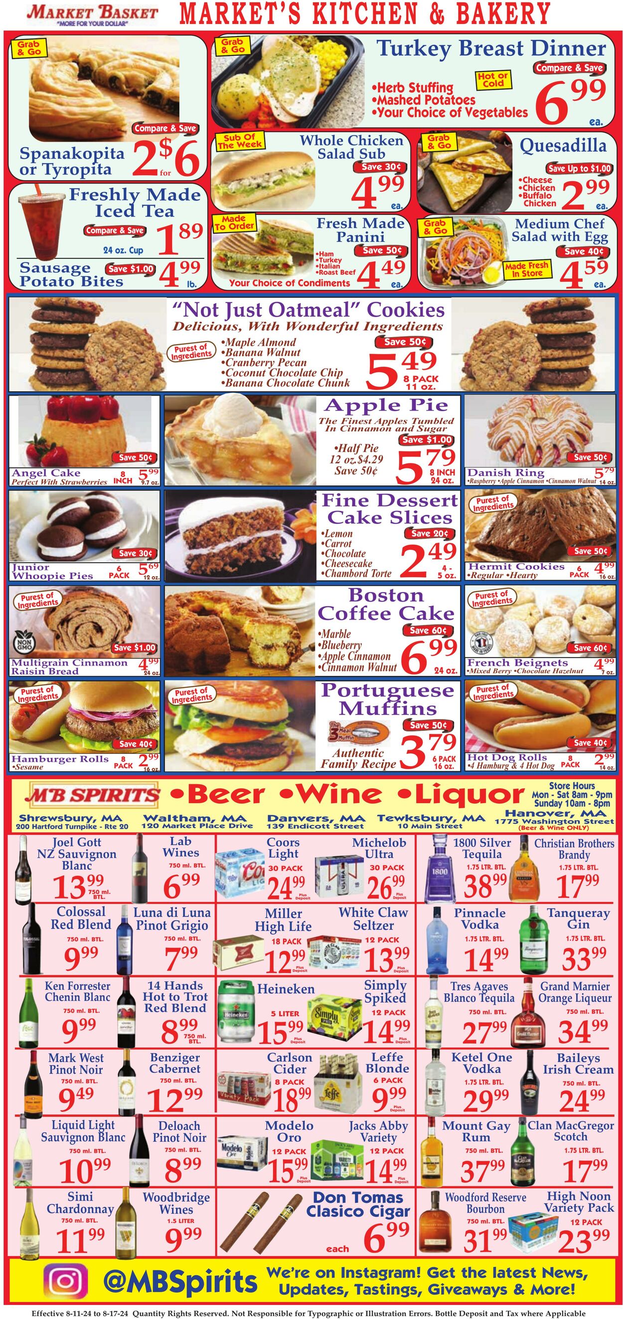 Weekly ad Market Basket 08/11/2024 - 08/17/2024