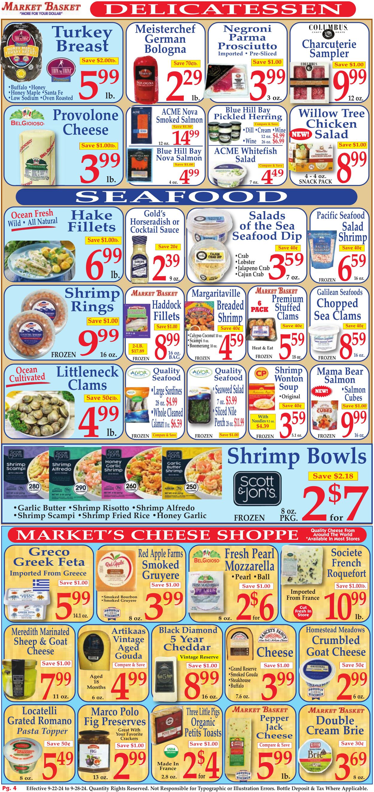 Weekly ad Market Basket 10/22/2024 - 09/28/2025