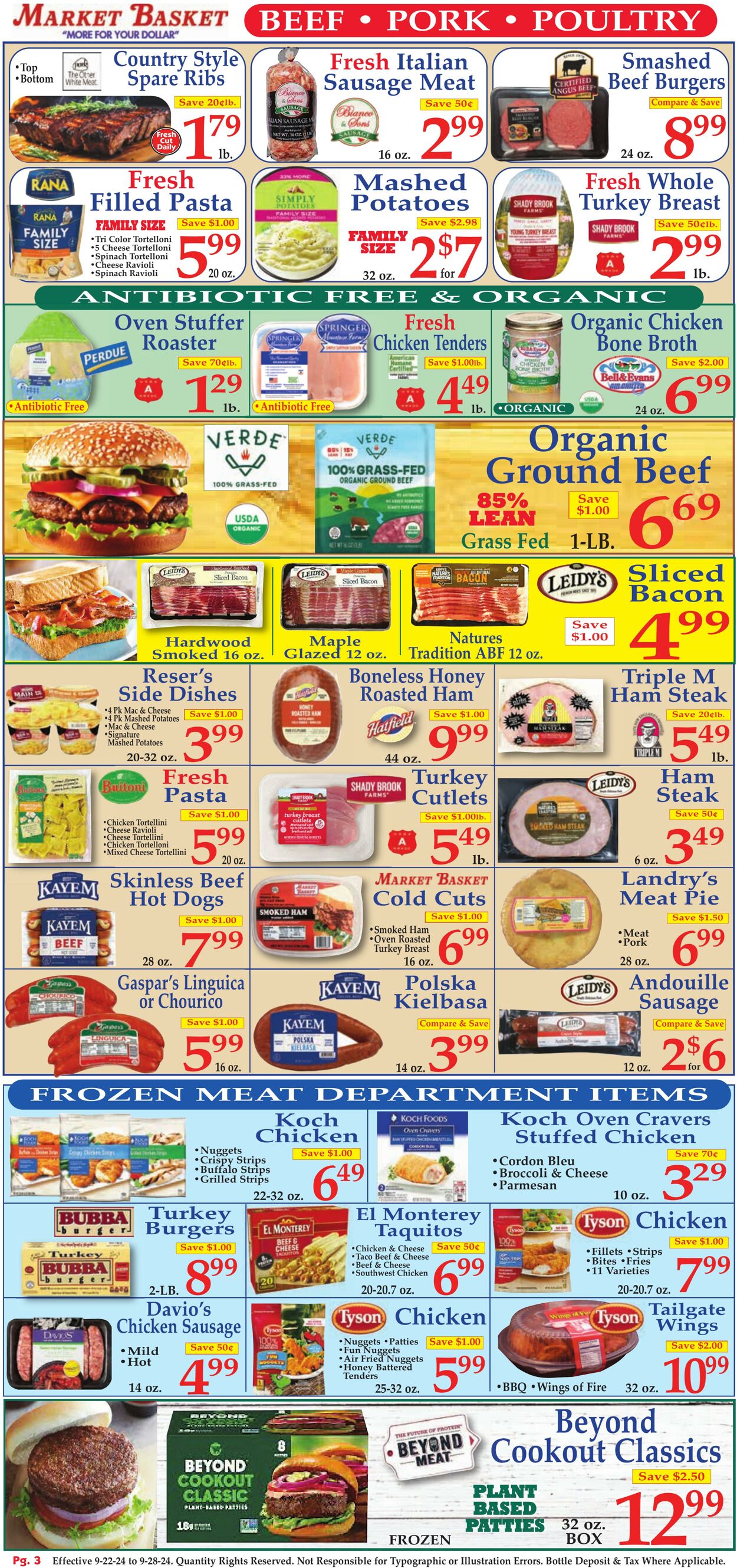 Weekly ad Market Basket 10/22/2024 - 09/28/2025