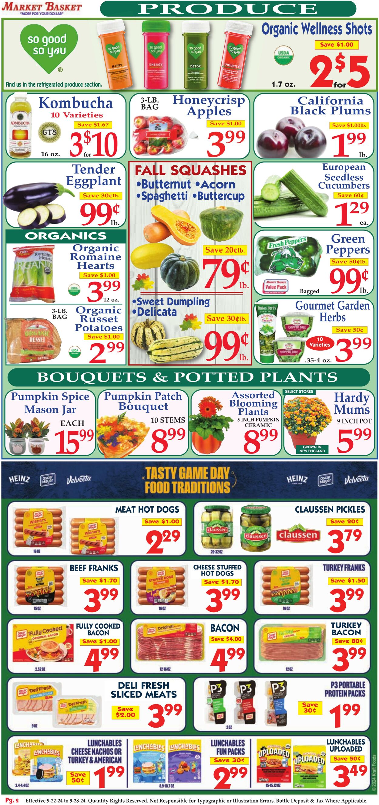 Weekly ad Market Basket 10/22/2024 - 09/28/2025