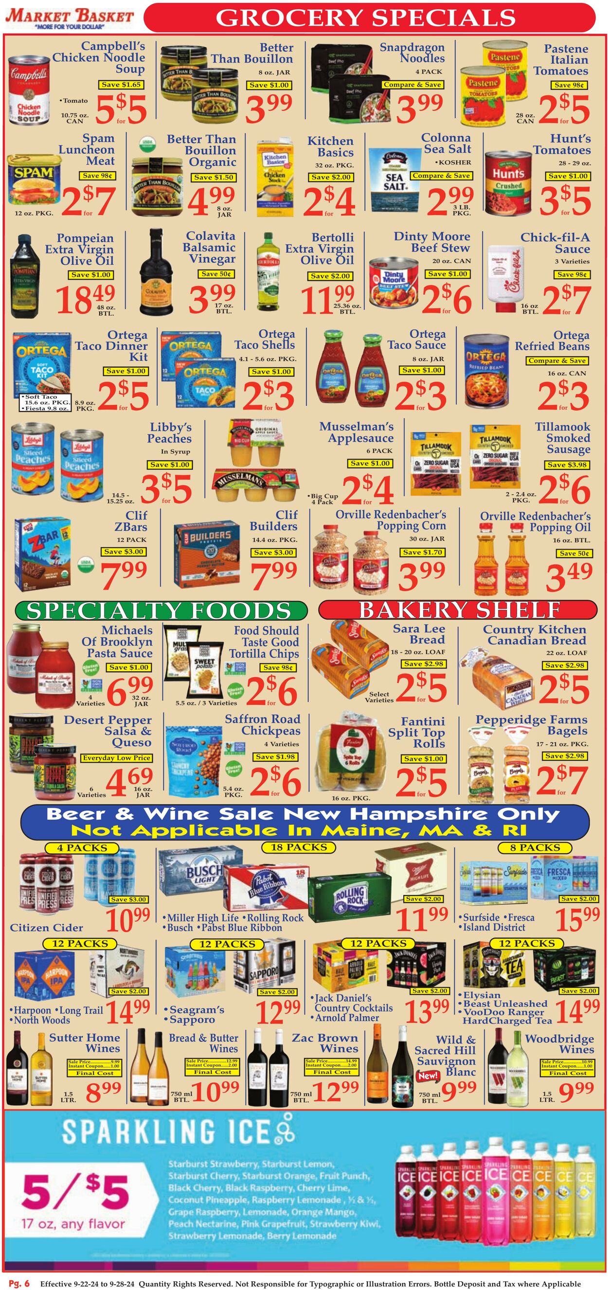 Weekly ad Market Basket 10/22/2024 - 09/28/2025