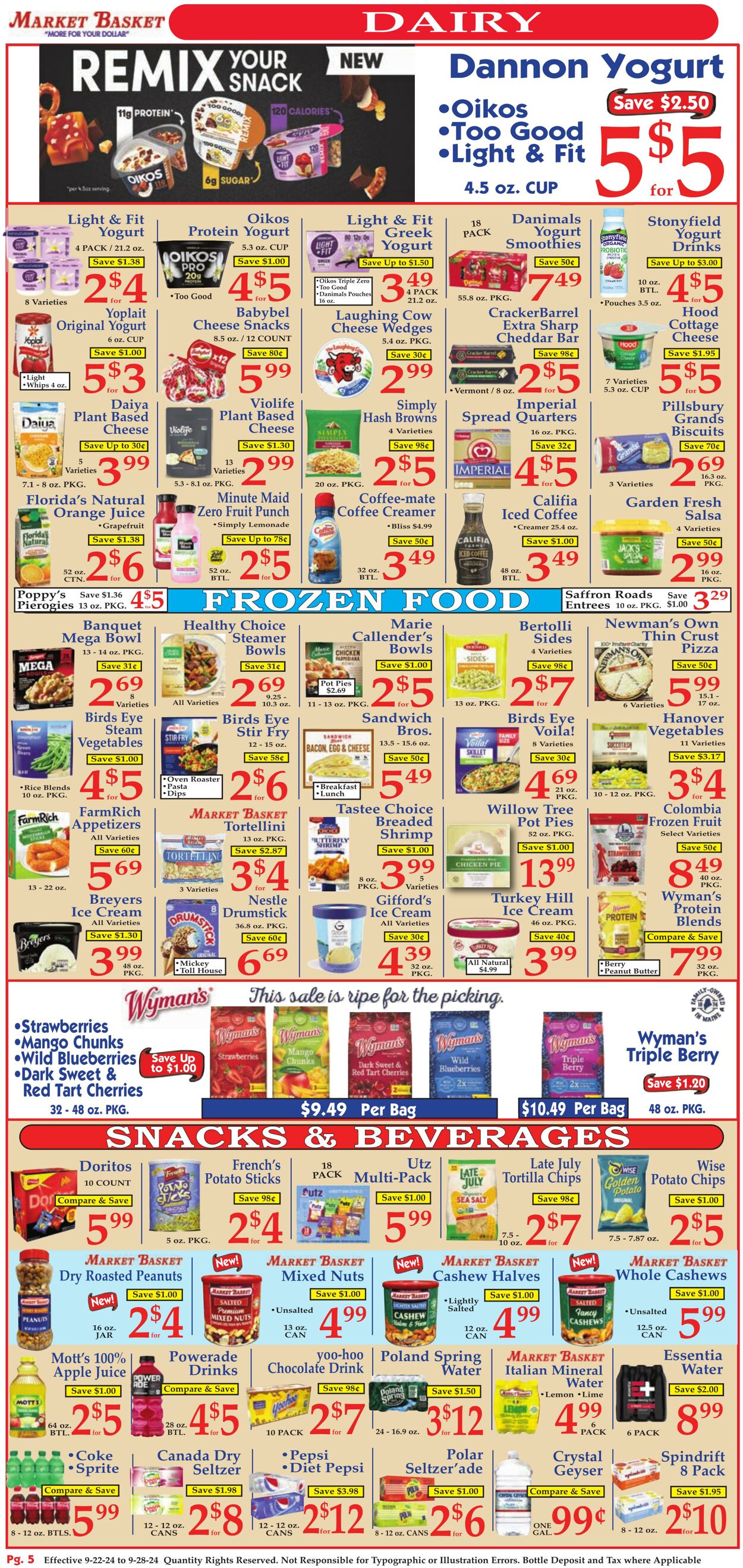 Weekly ad Market Basket 10/22/2024 - 09/28/2025