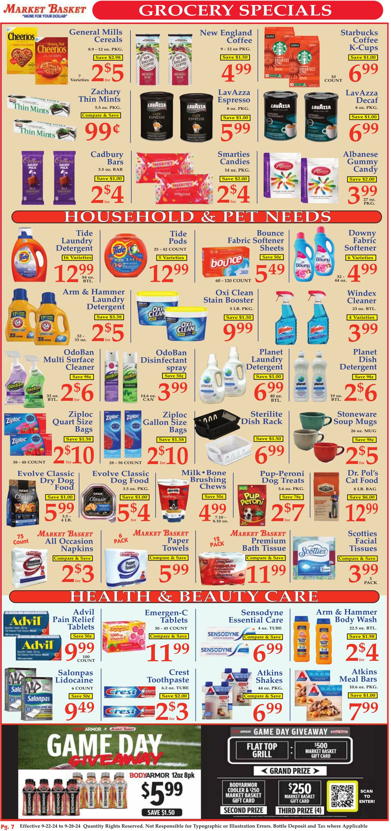 Weekly ad Market Basket 10/22/2024 - 09/28/2025