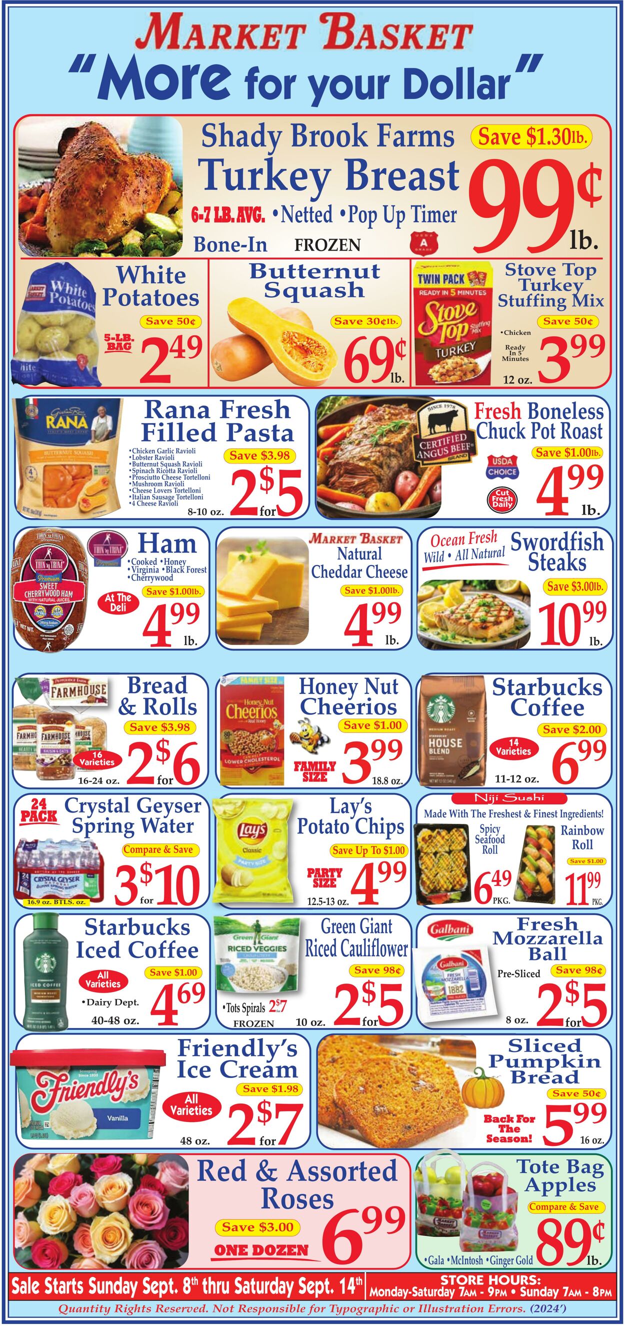 Weekly ad Market Basket 09/08/2024 - 09/14/2024