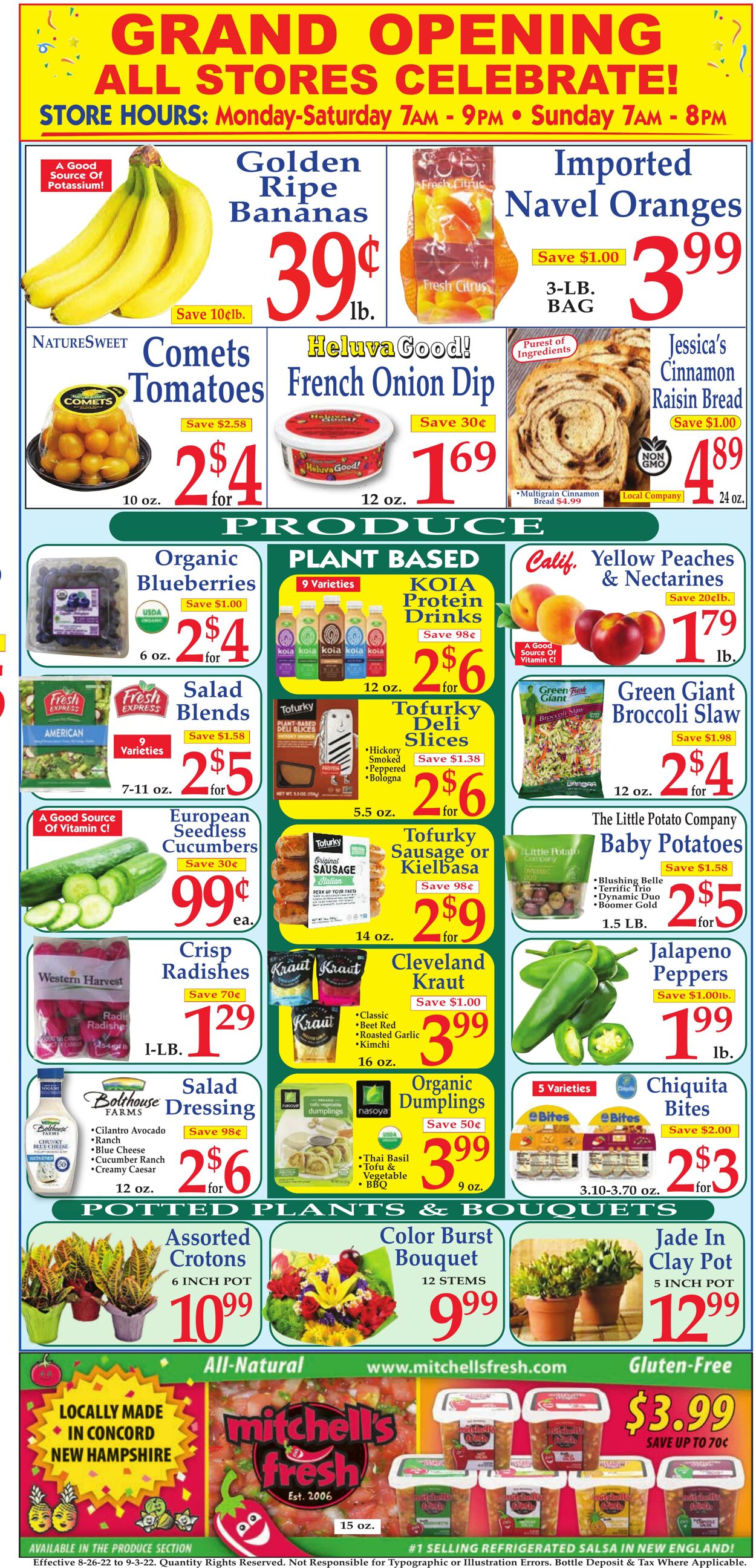 Weekly ad Market Basket 08/27/2022 - 09/04/2022