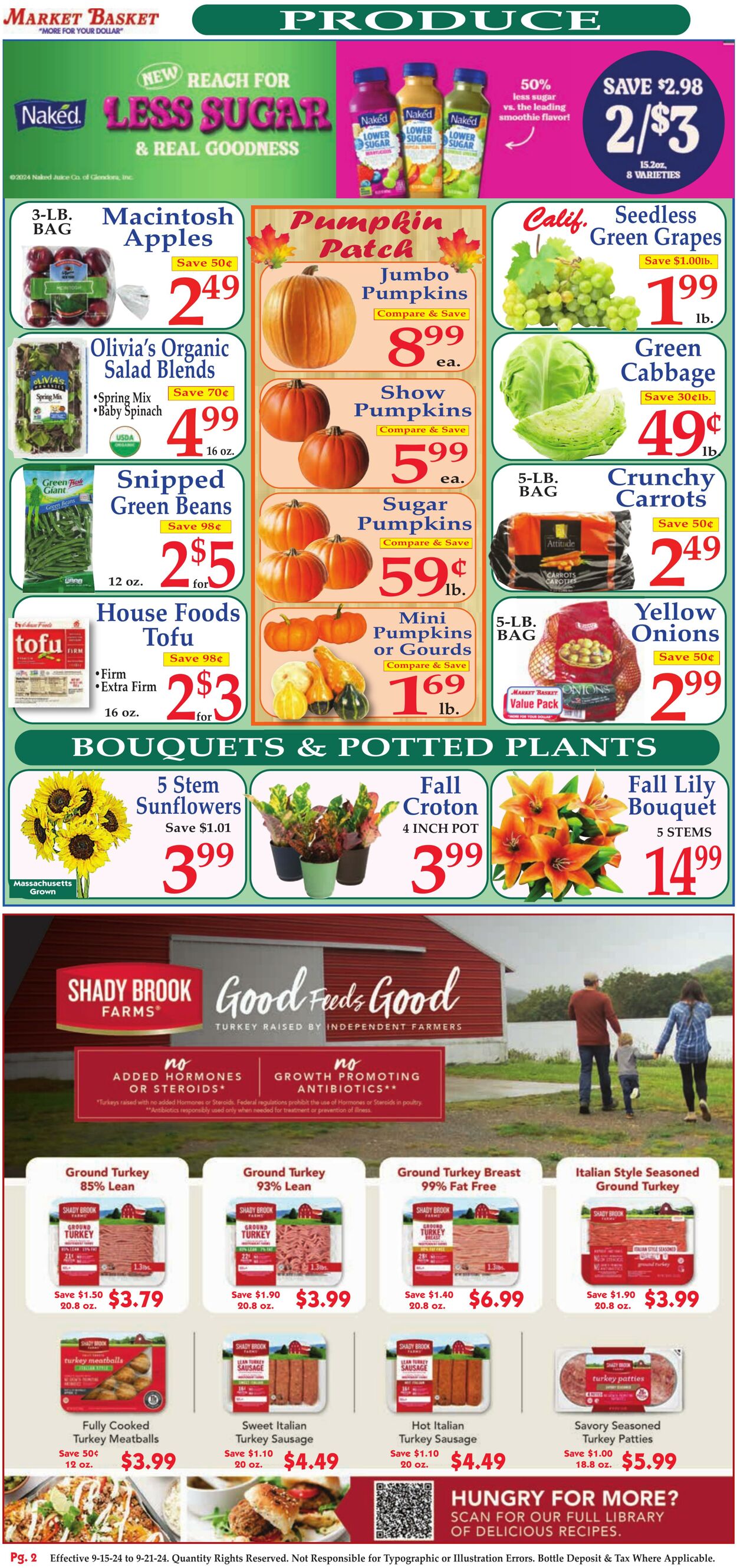 Weekly ad Market Basket 09/15/2024 - 09/21/2024