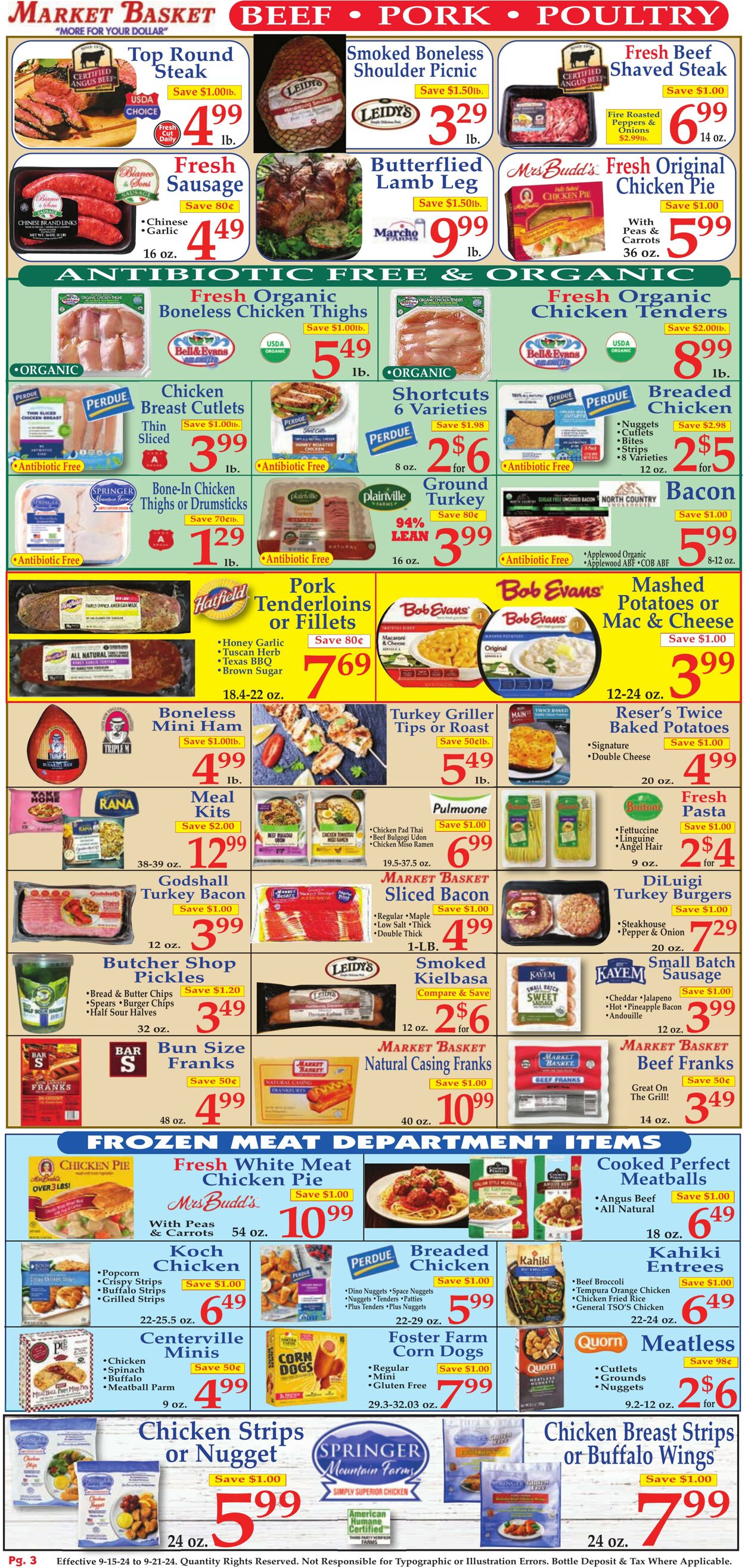 Weekly ad Market Basket 09/15/2024 - 09/21/2024