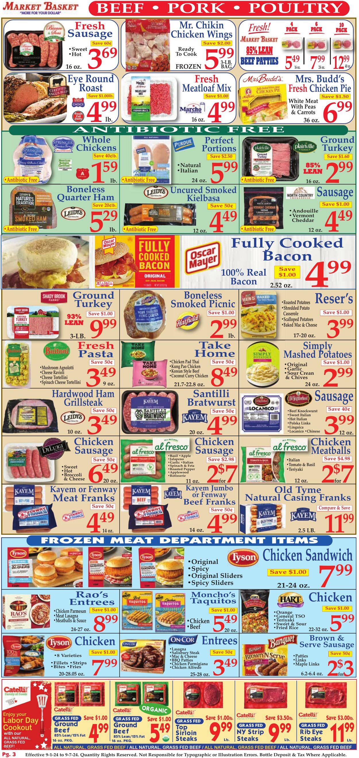 Weekly ad Market Basket 09/01/2024 - 09/07/2024