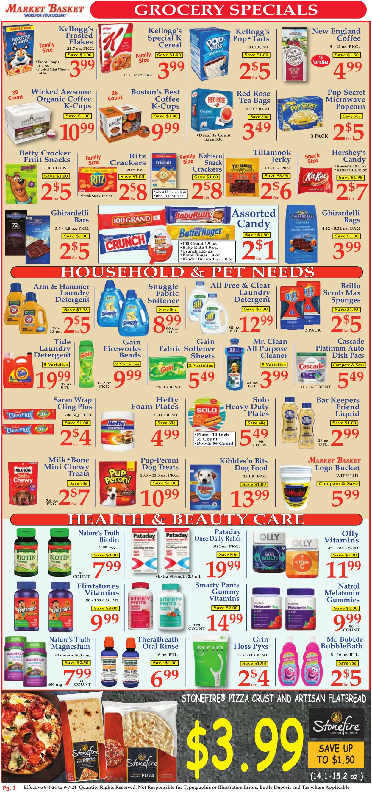 Weekly ad Market Basket 09/01/2024 - 09/07/2024