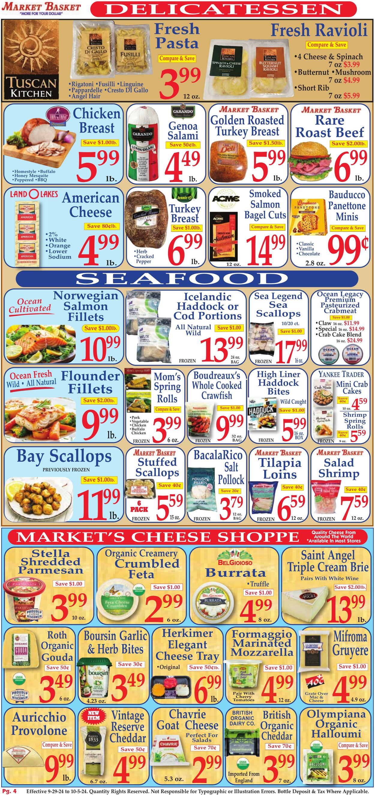 Weekly ad Market Basket 09/29/2024 - 10/05/2024