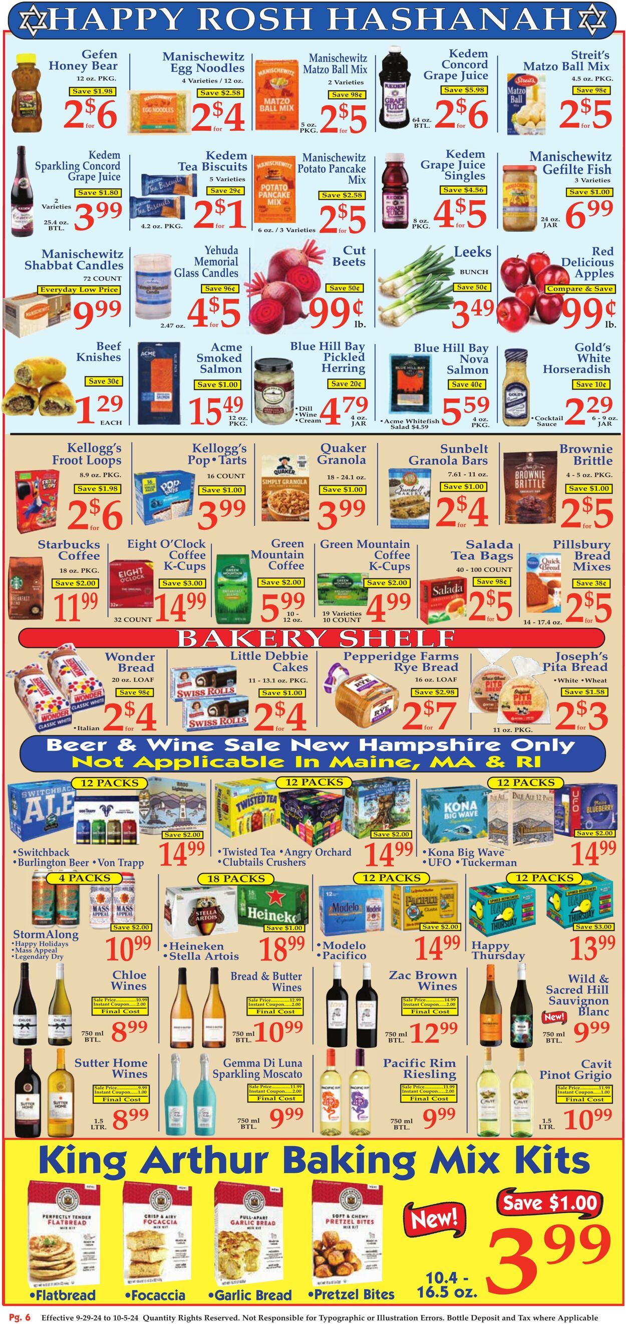 Weekly ad Market Basket 09/29/2024 - 10/05/2024