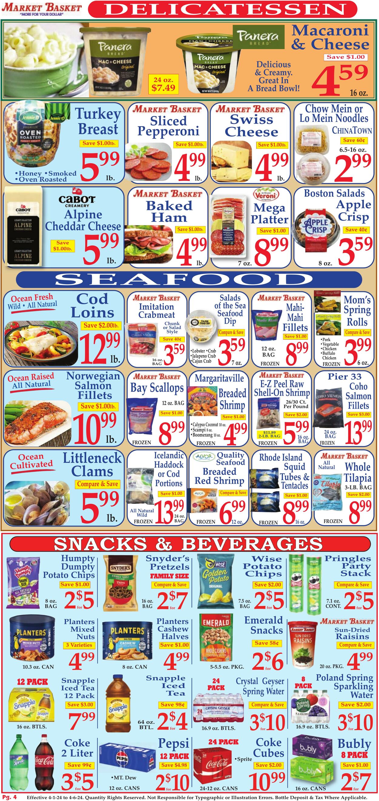 Weekly ad Market Basket 04/01/2024 - 04/06/2024