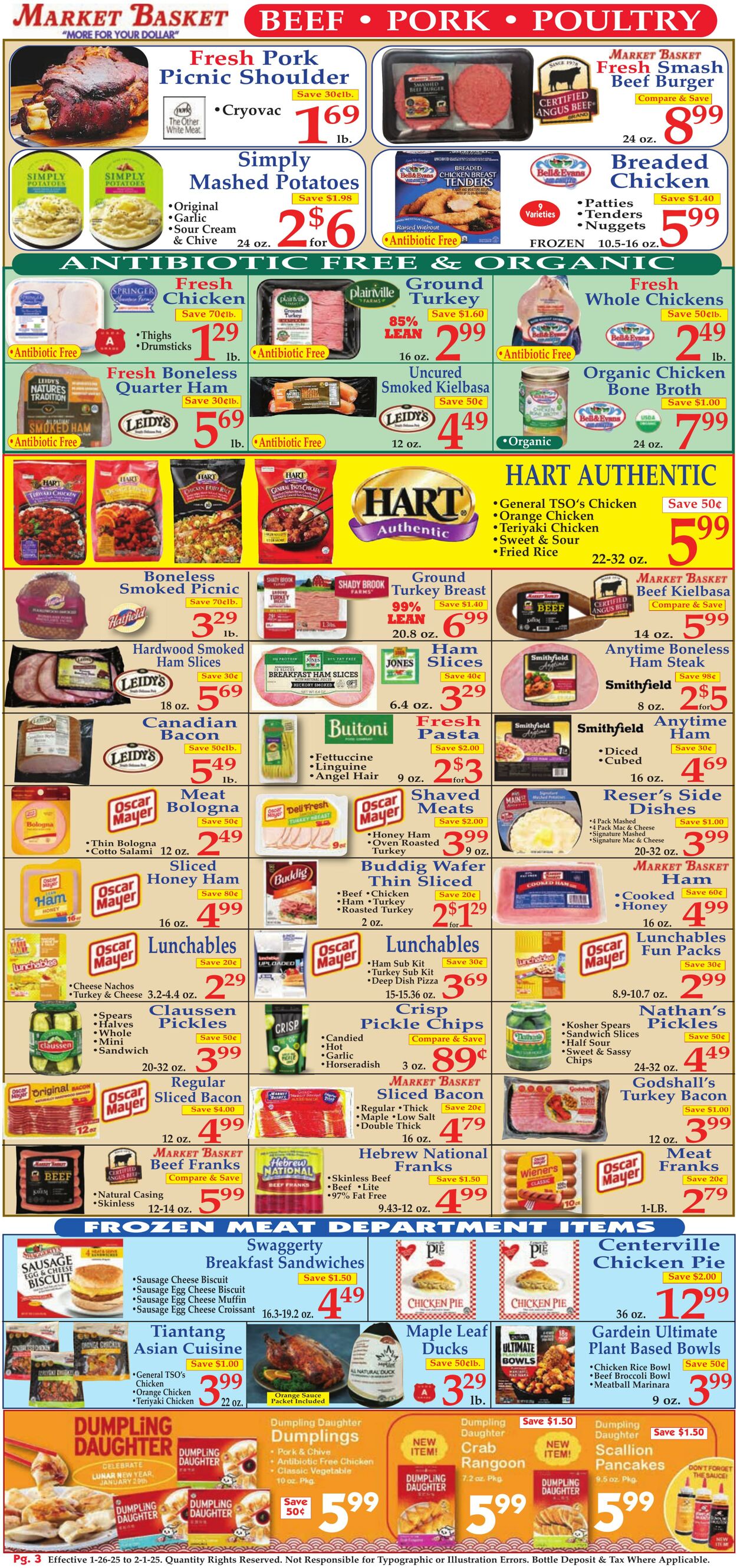 Weekly ad Market Basket 01/26/2025 - 02/01/2025