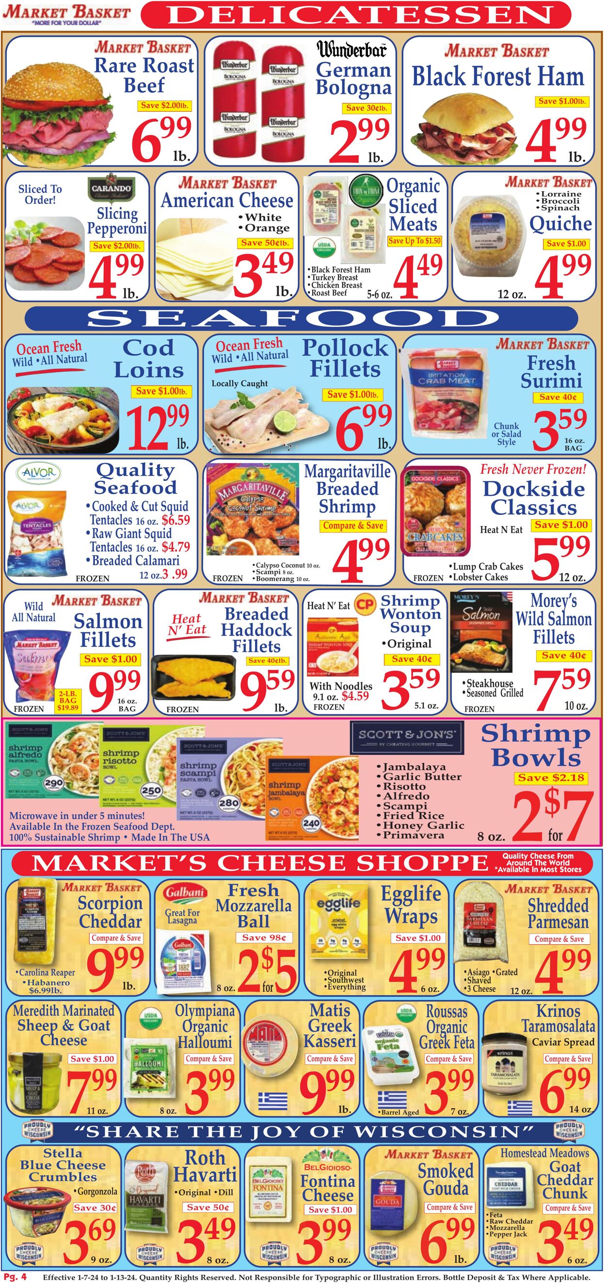 Weekly ad Market Basket 01/07/2024 - 01/13/2024