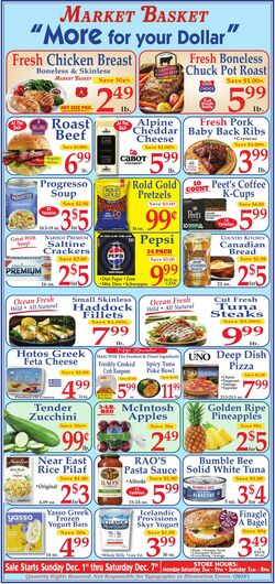 Weekly ad Market Basket 12/01/2024 - 12/07/2024