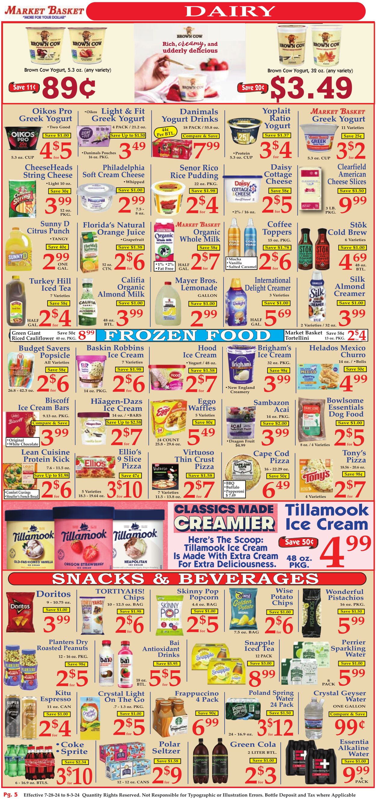 Weekly ad Market Basket 07/28/2024 - 08/03/2024