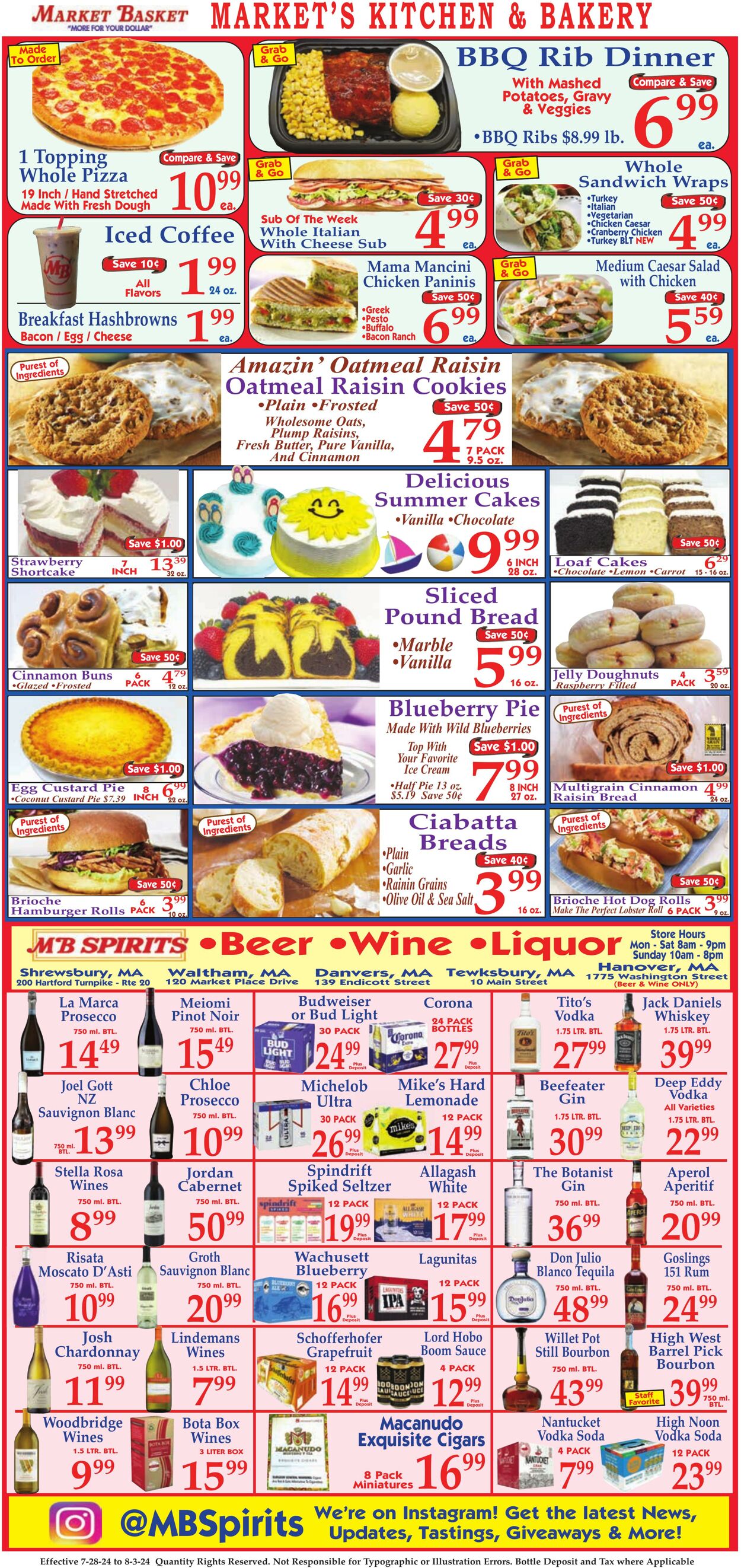 Weekly ad Market Basket 07/28/2024 - 08/03/2024