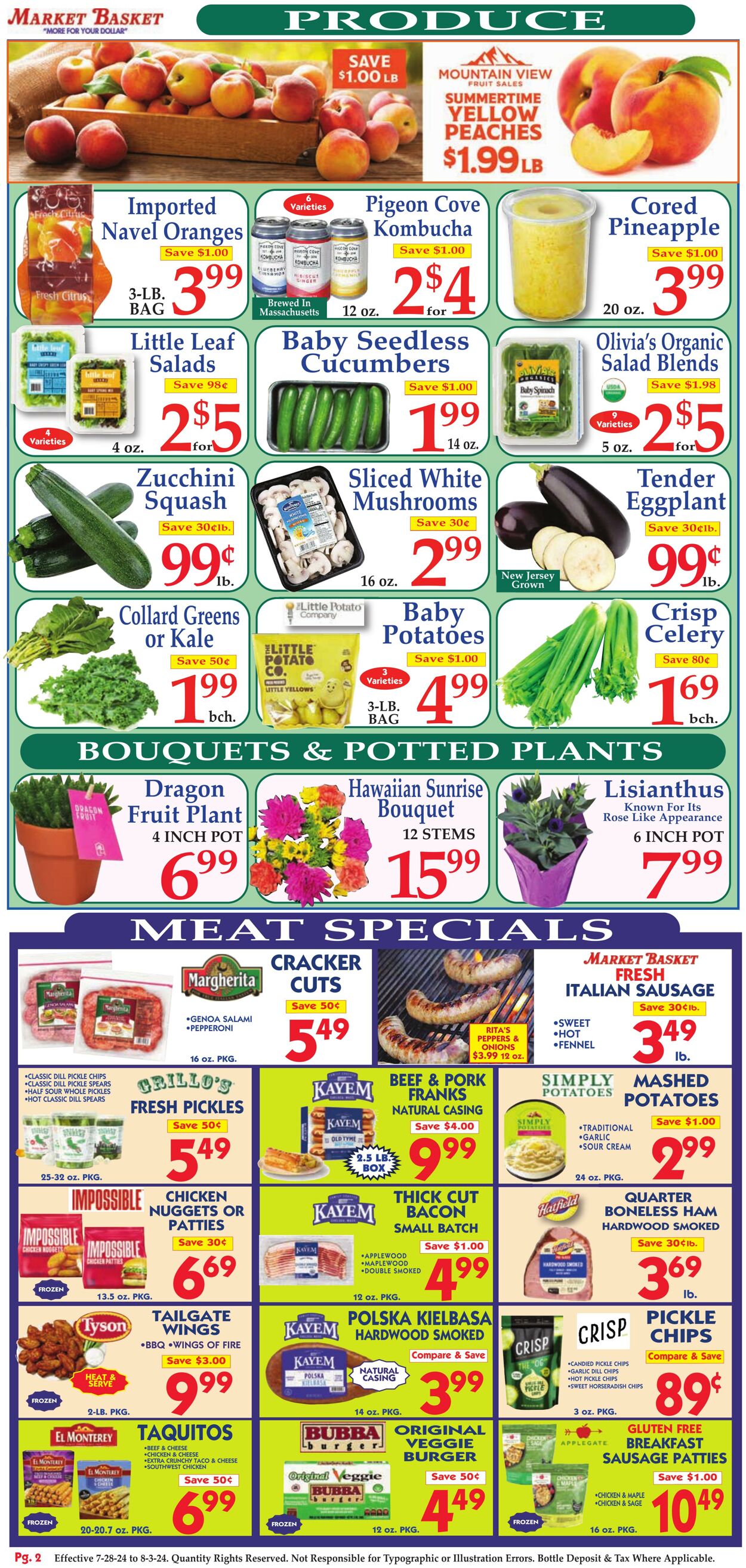 Weekly ad Market Basket 07/28/2024 - 08/03/2024