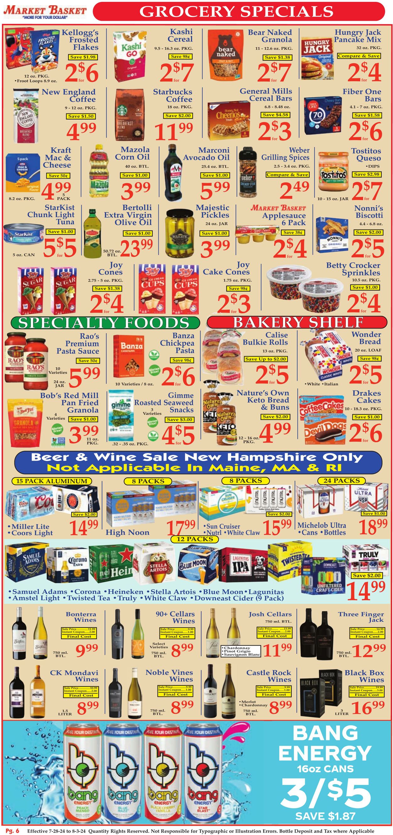 Weekly ad Market Basket 07/28/2024 - 08/03/2024