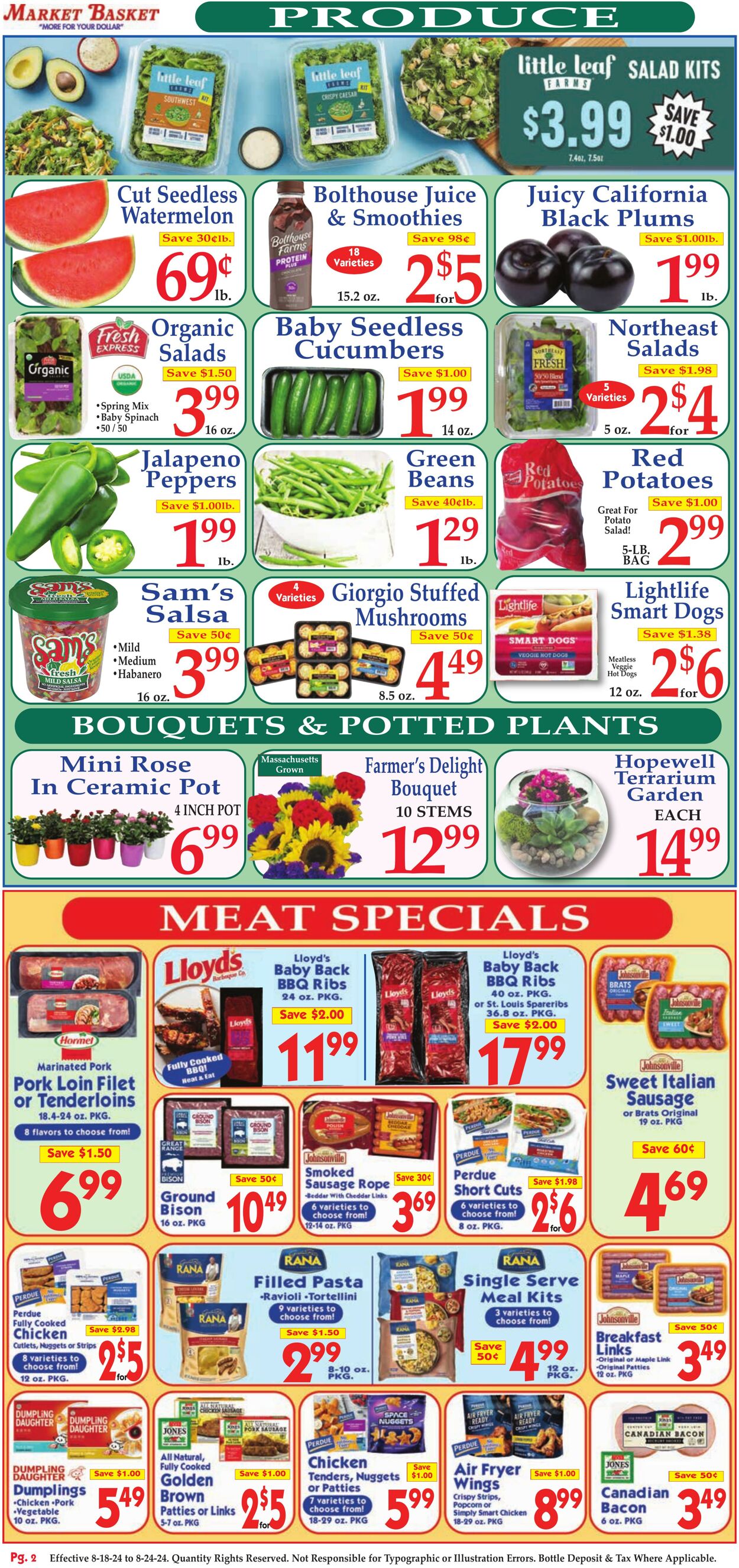 Weekly ad Market Basket 08/18/2024 - 08/24/2024