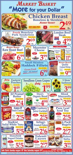 Weekly ad Market Basket 08/25/2024 - 08/31/2024