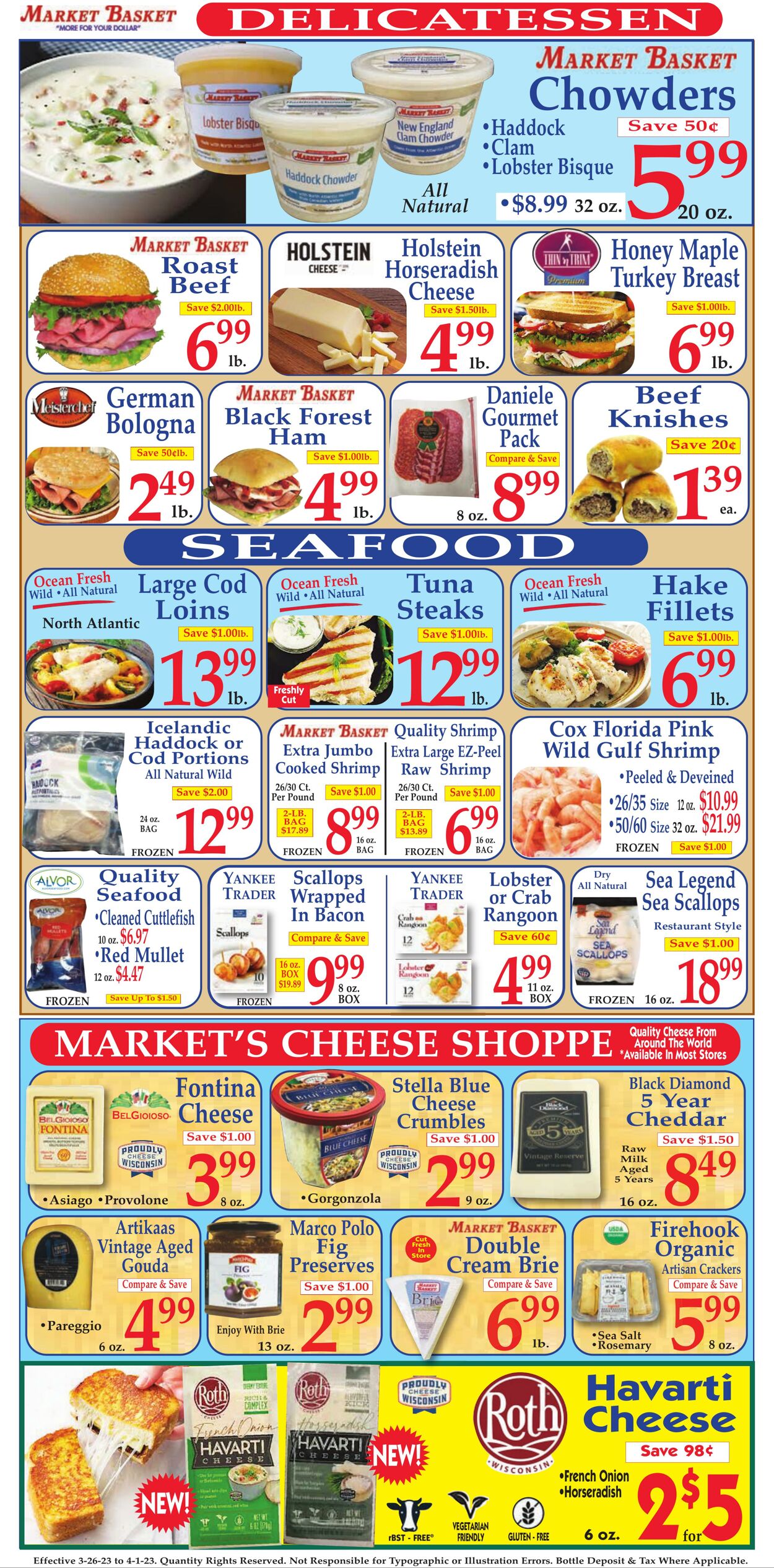 Weekly ad Market Basket 03/26/2023 - 04/01/2023