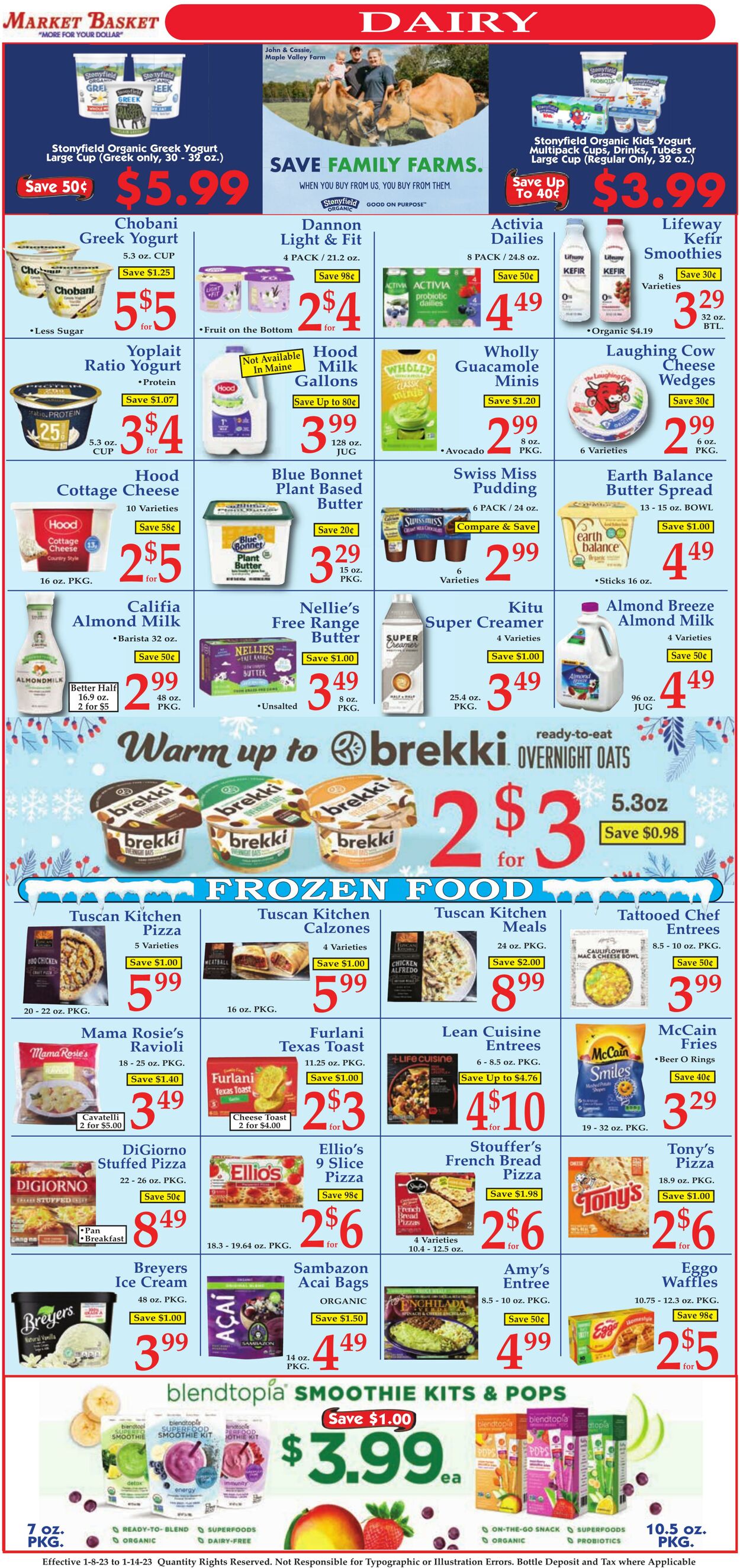 Weekly ad Market Basket 01/08/2023 - 01/14/2023