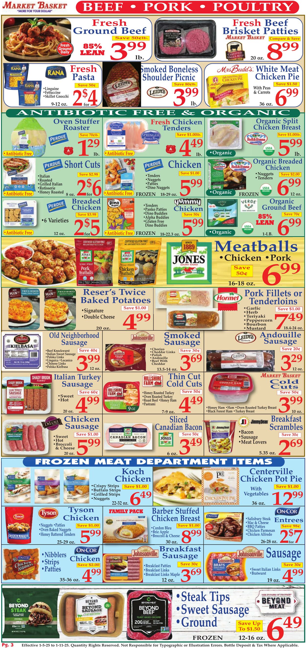 Weekly ad Market Basket 01/05/2025 - 01/11/2025