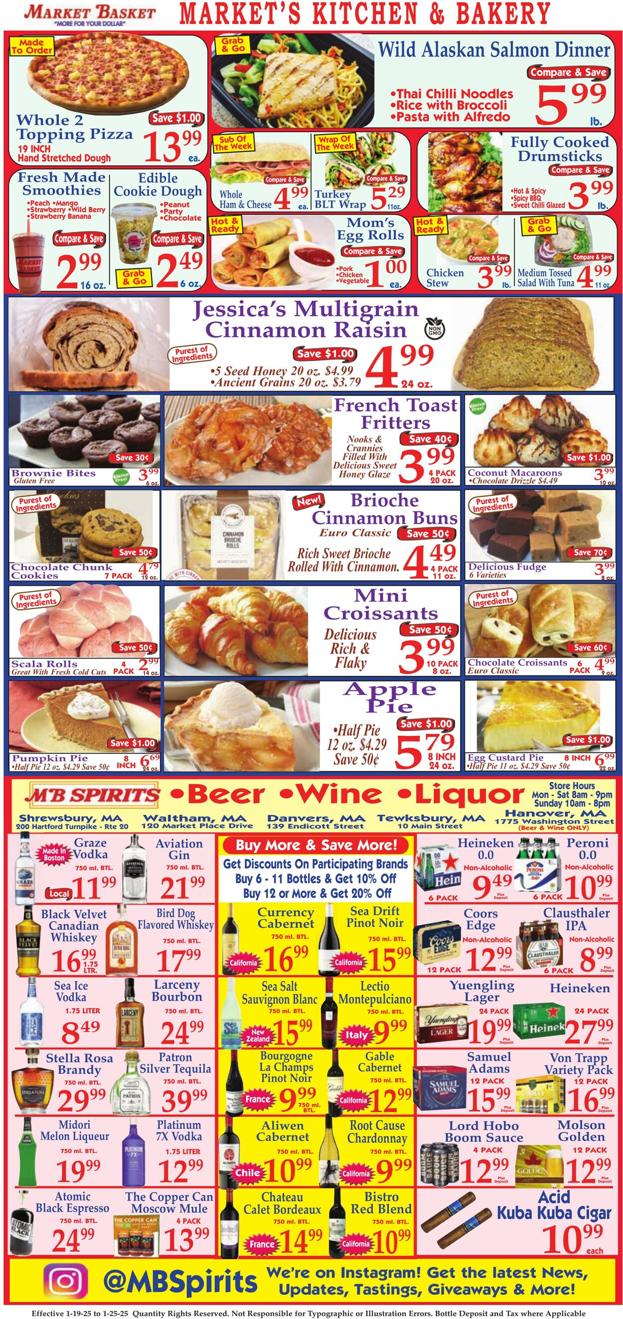 Weekly ad Market Basket 01/19/2025 - 01/25/2025