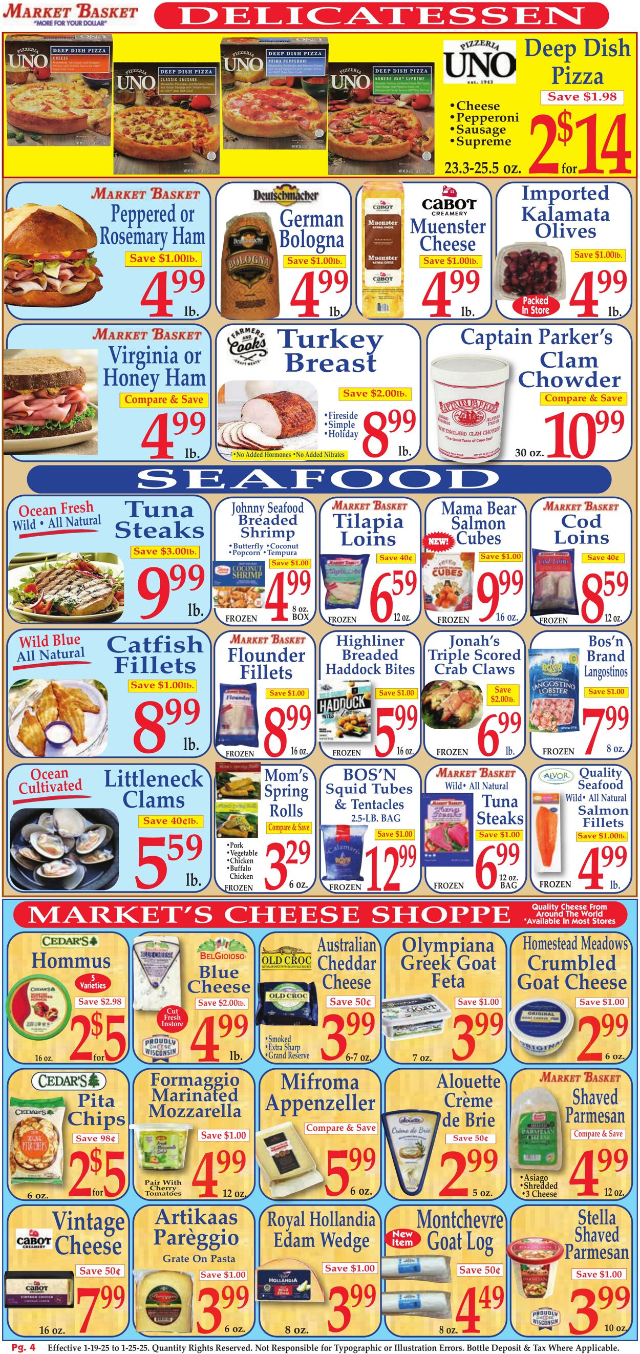 Weekly ad Market Basket 01/19/2025 - 01/25/2025