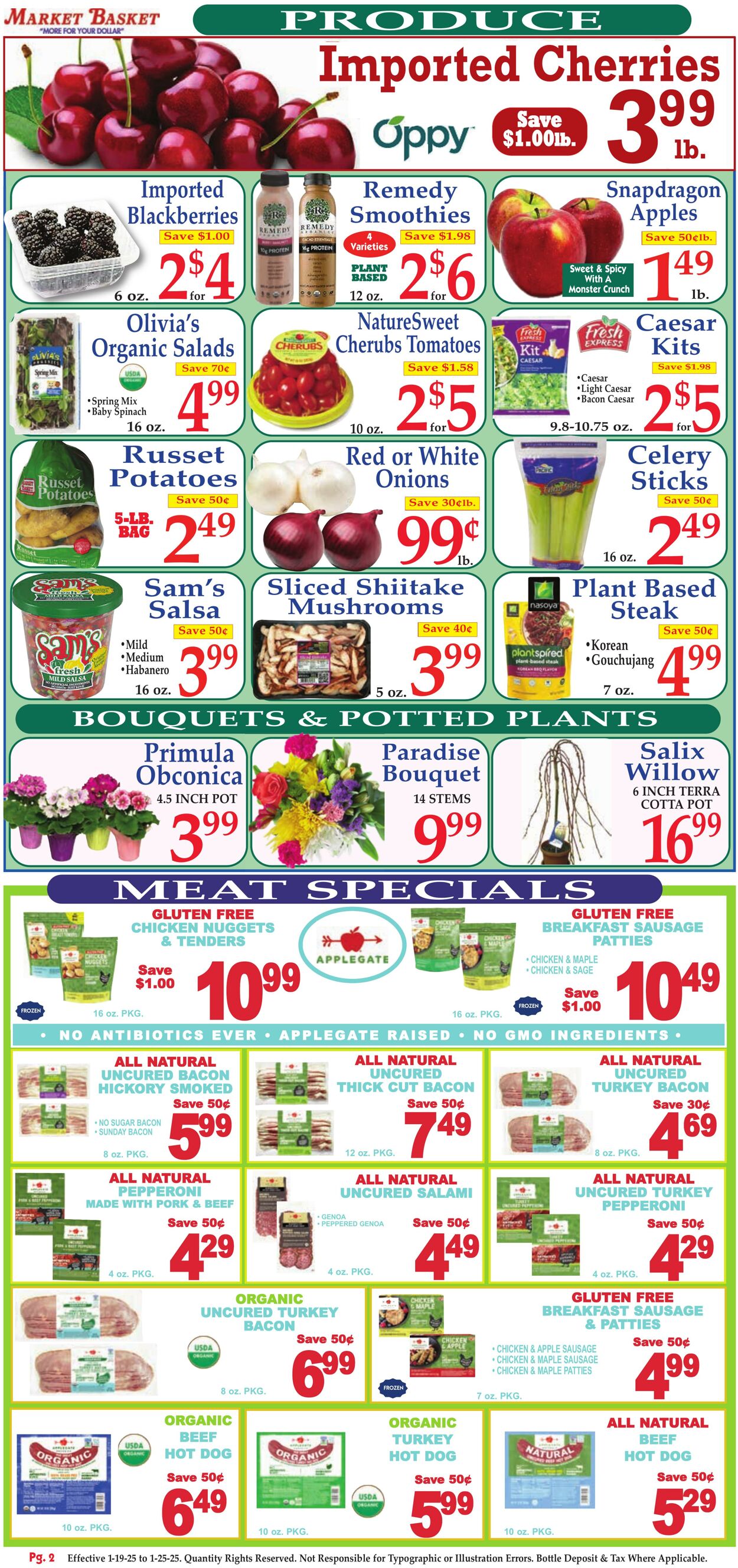 Weekly ad Market Basket 01/19/2025 - 01/25/2025