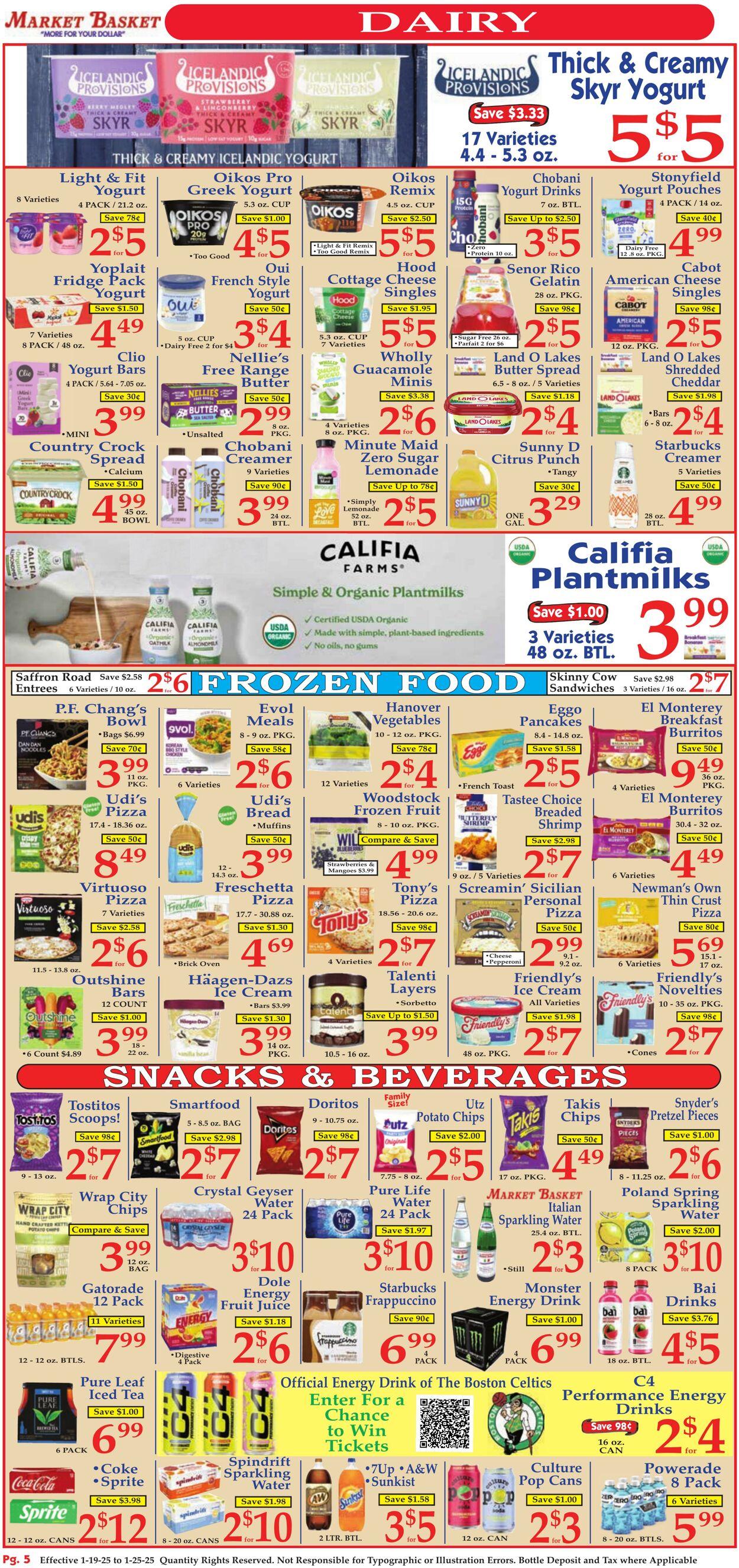 Weekly ad Market Basket 01/19/2025 - 01/25/2025