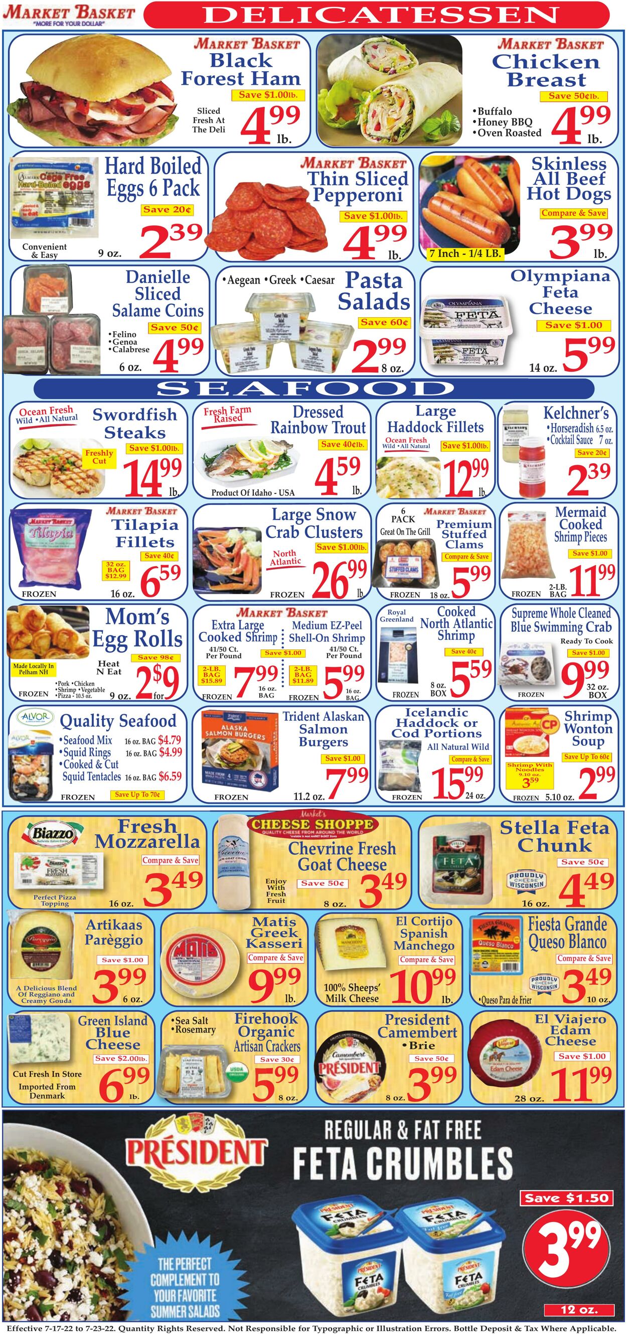 Weekly ad Market Basket 07/17/2022 - 07/23/2022