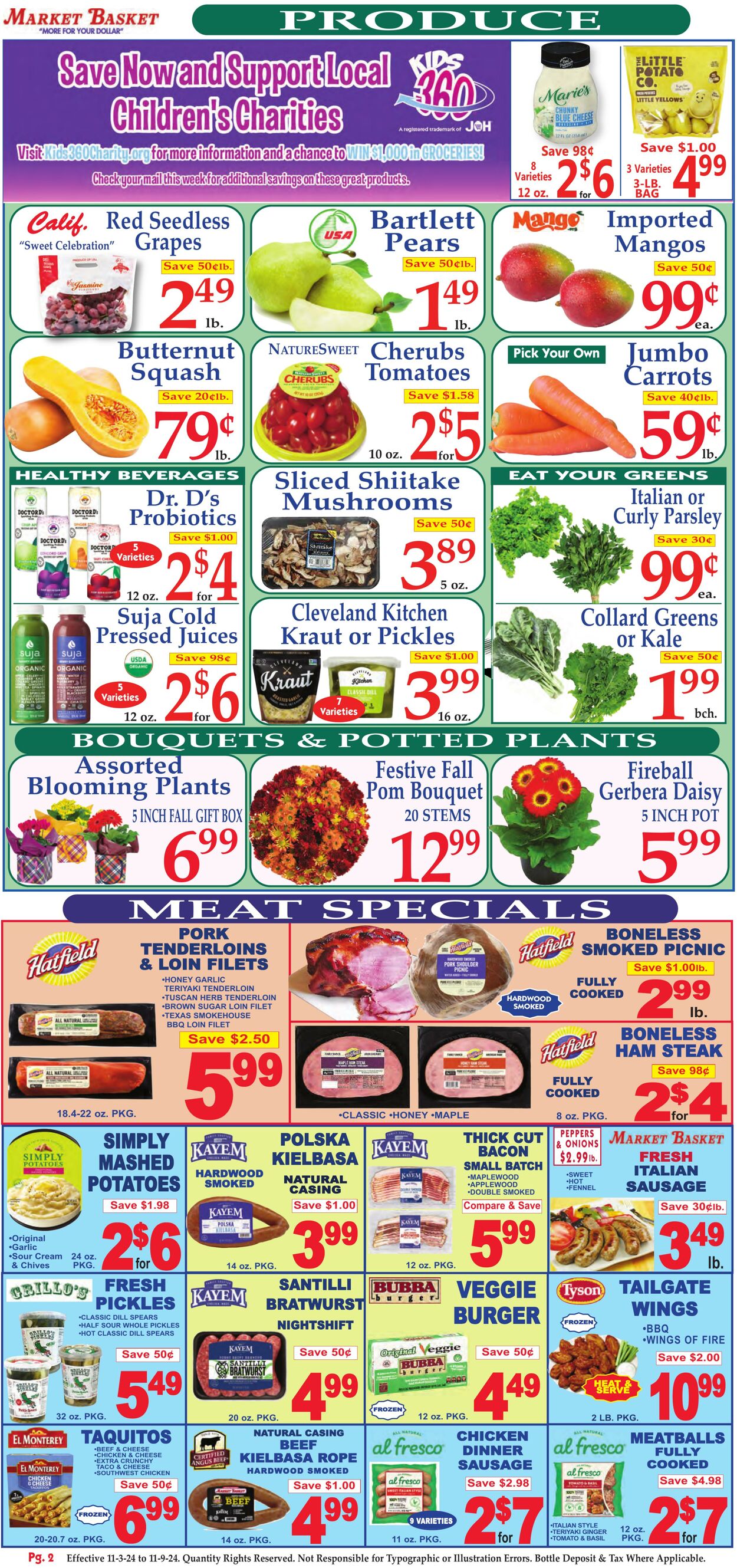 Weekly ad Market Basket 11/03/2024 - 11/09/2024