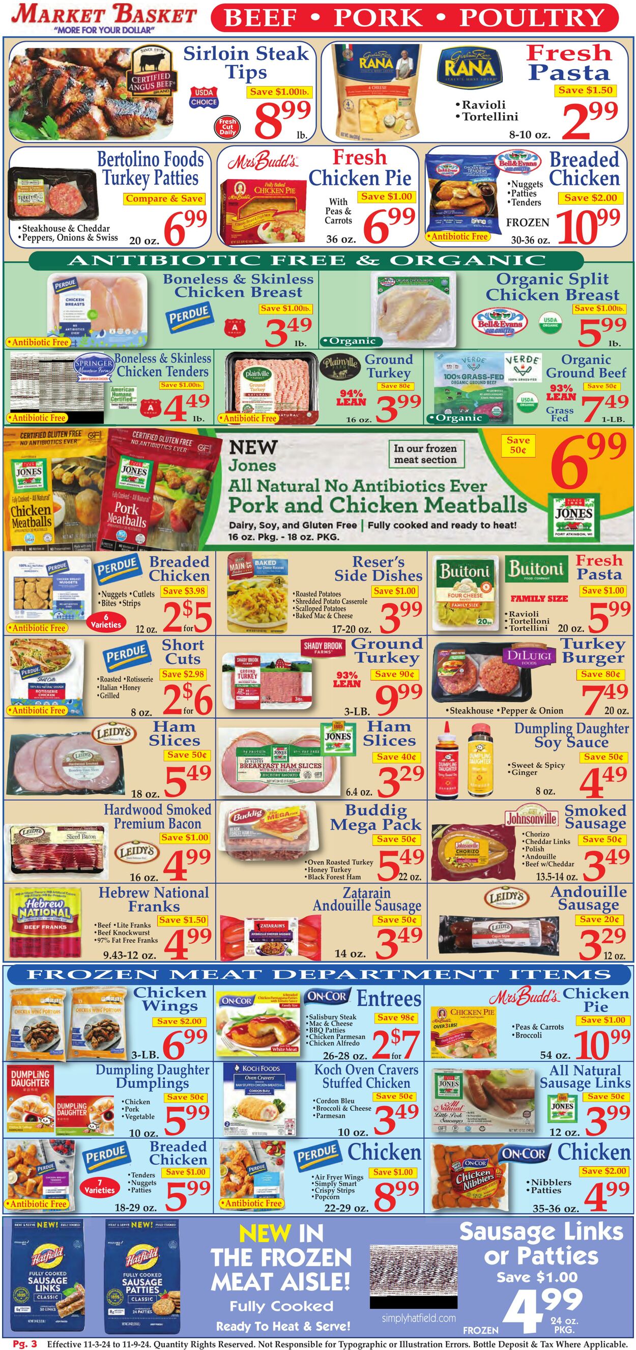 Weekly ad Market Basket 11/03/2024 - 11/09/2024