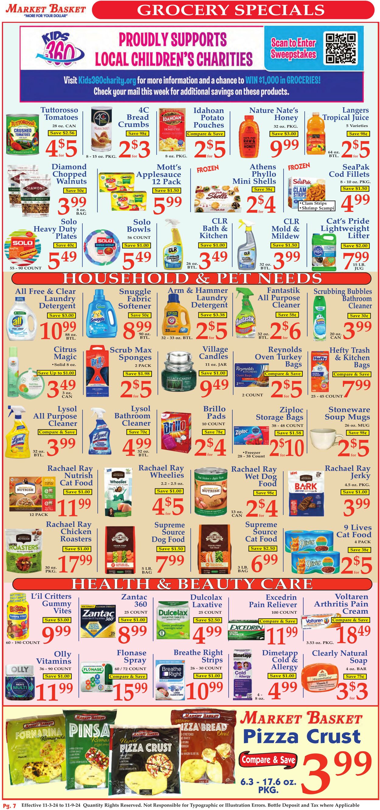 Weekly ad Market Basket 11/03/2024 - 11/09/2024