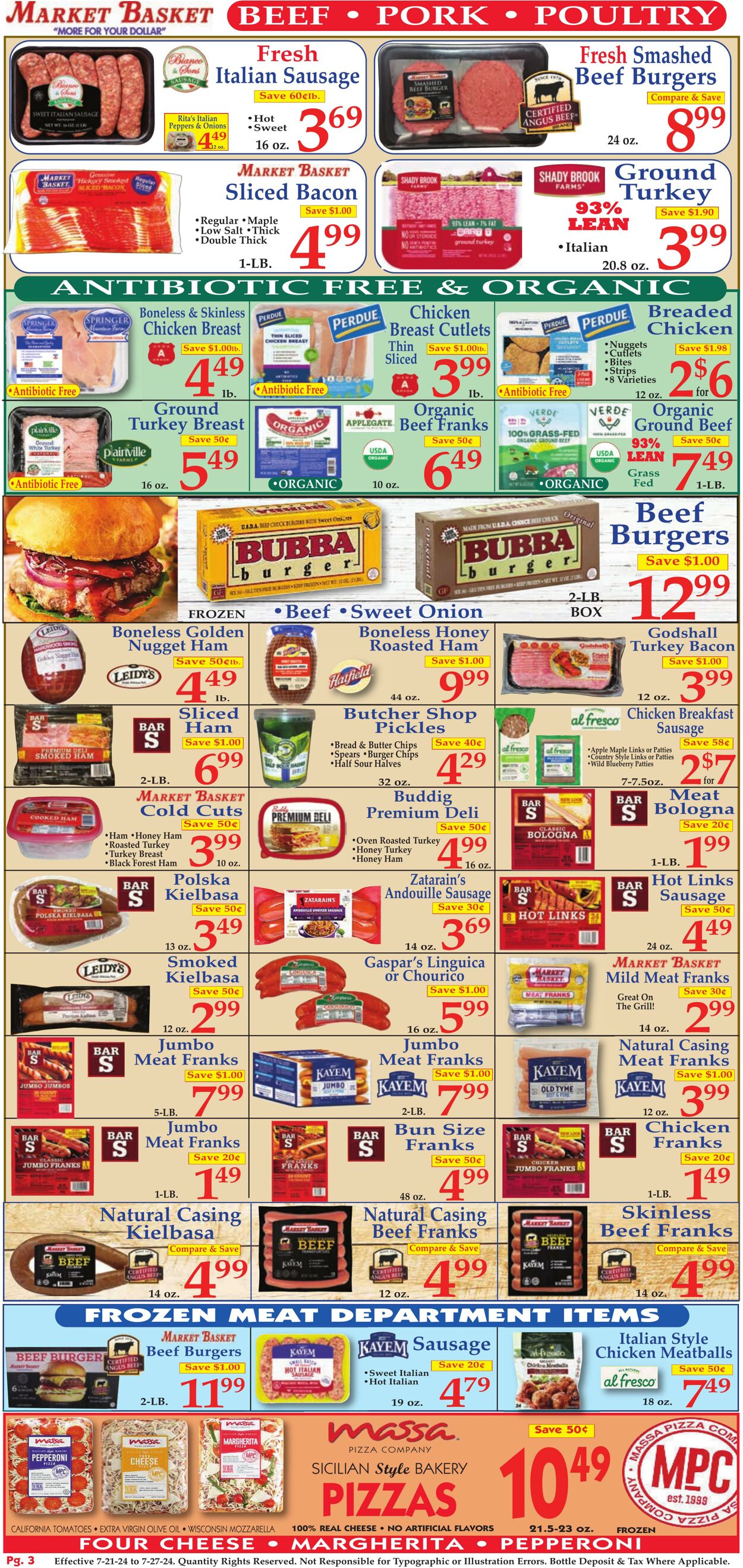 Weekly ad Market Basket 07/21/2024 - 07/27/2024