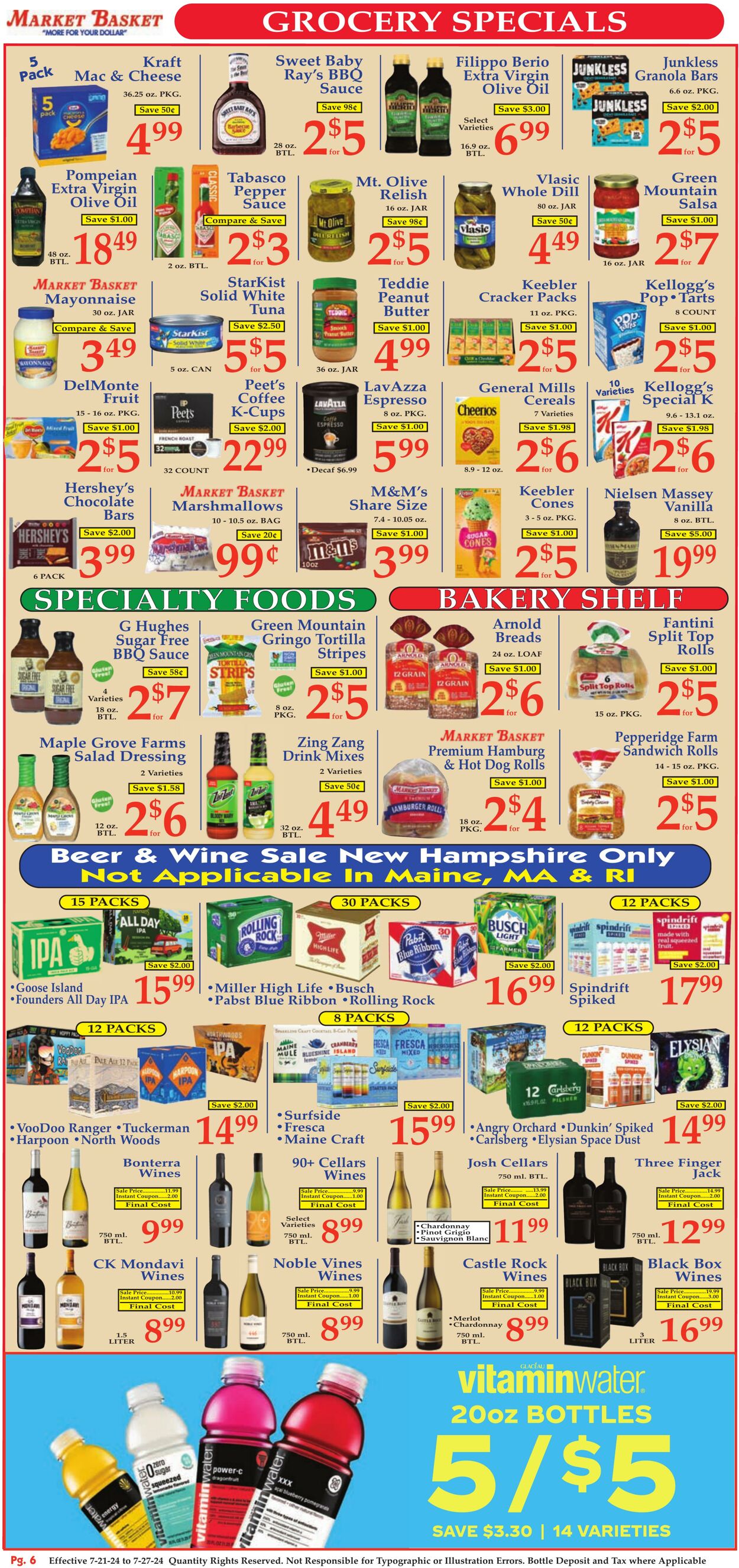 Weekly ad Market Basket 07/21/2024 - 07/27/2024