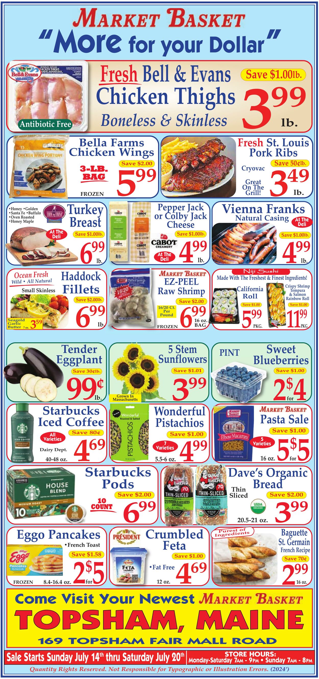 Weekly ad Market Basket 07/14/2024 - 07/20/2024