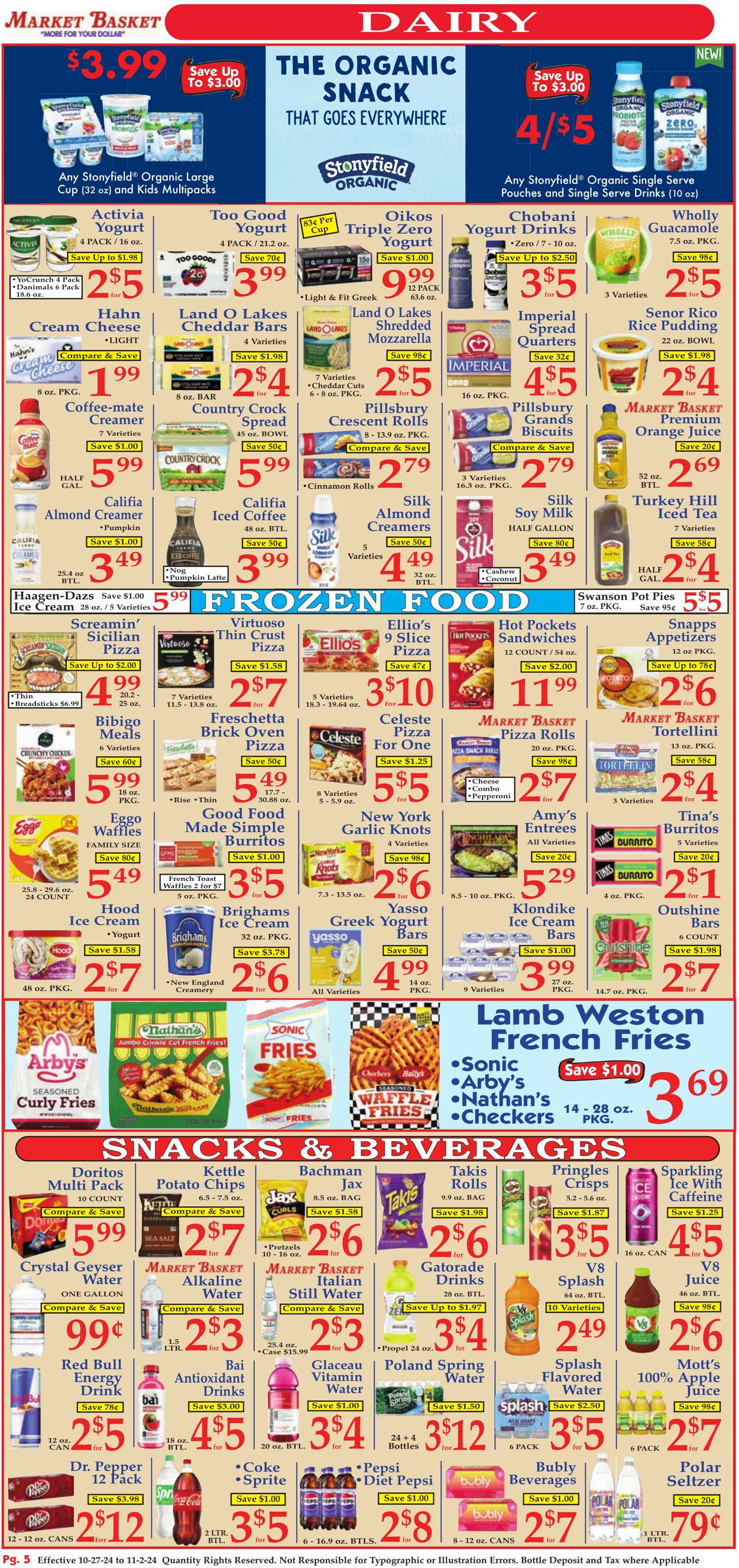 Weekly ad Market Basket 10/27/2024 - 11/02/2024