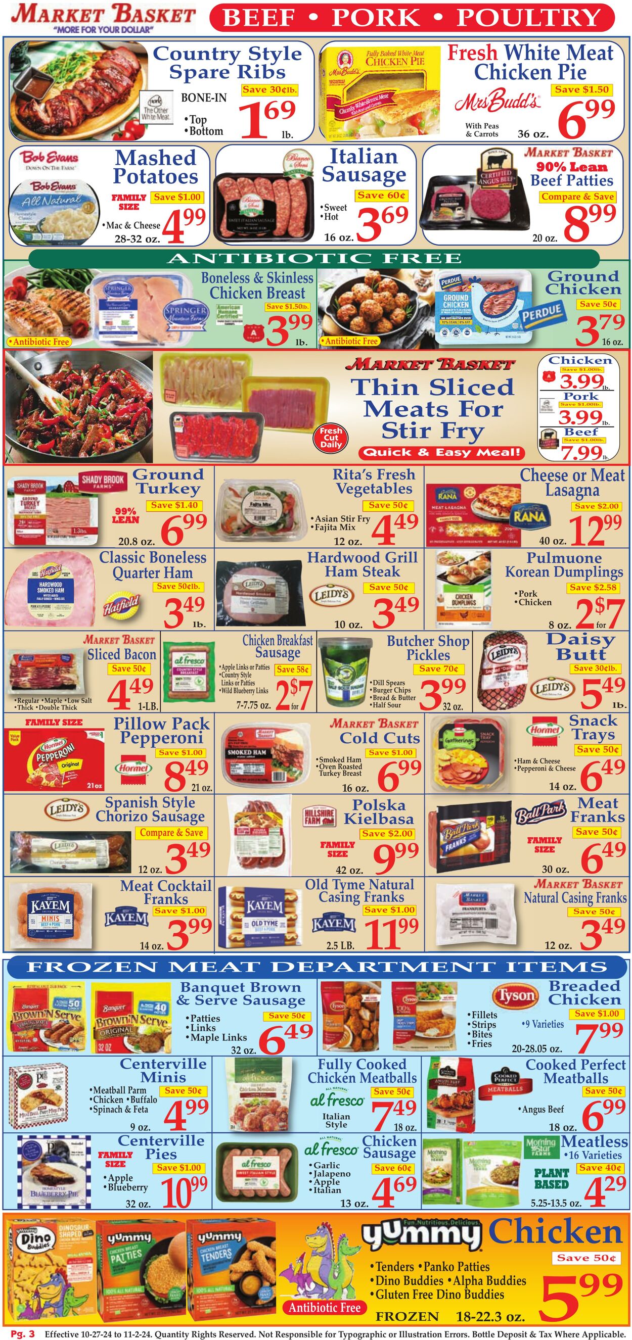 Weekly ad Market Basket 10/27/2024 - 11/02/2024