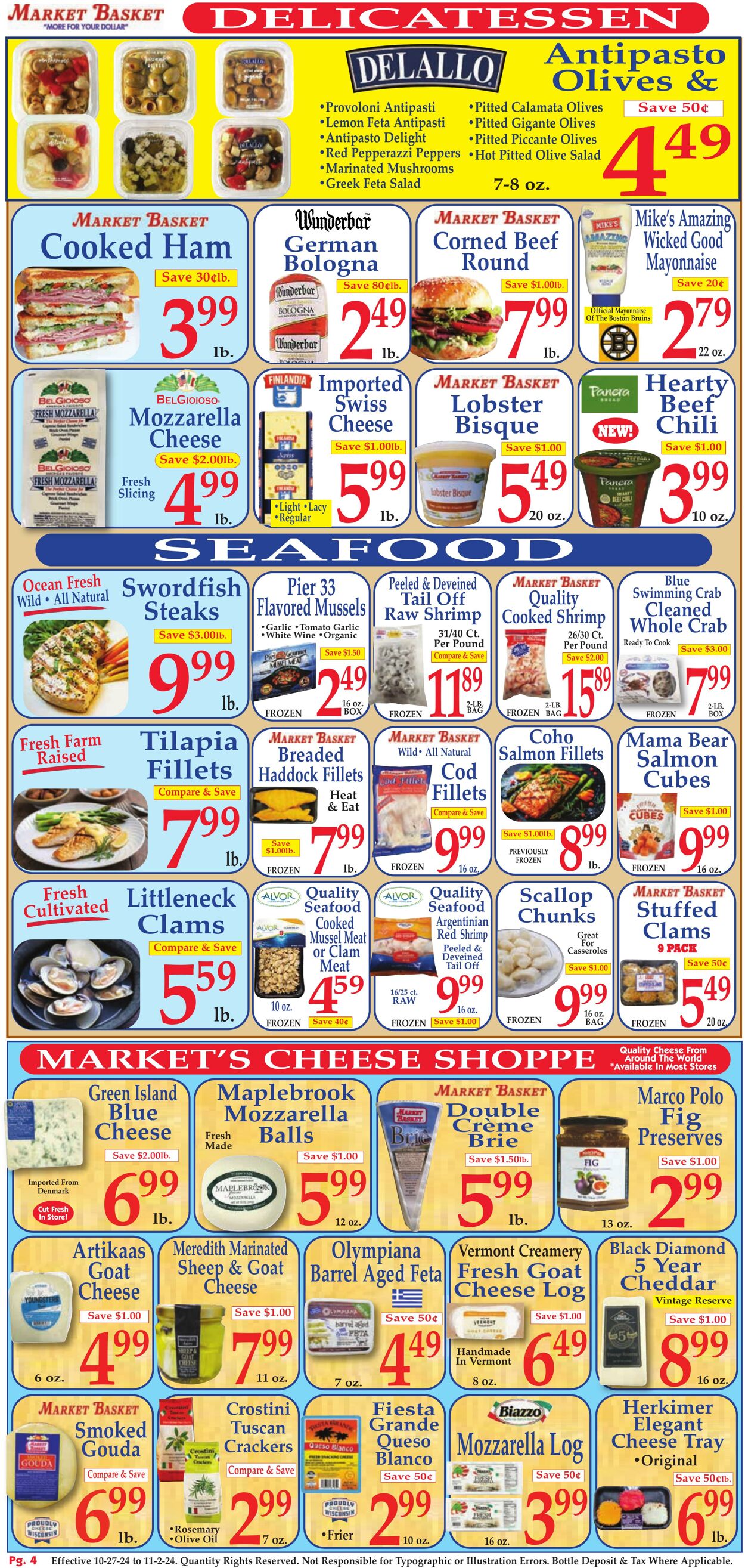 Weekly ad Market Basket 10/27/2024 - 11/02/2024