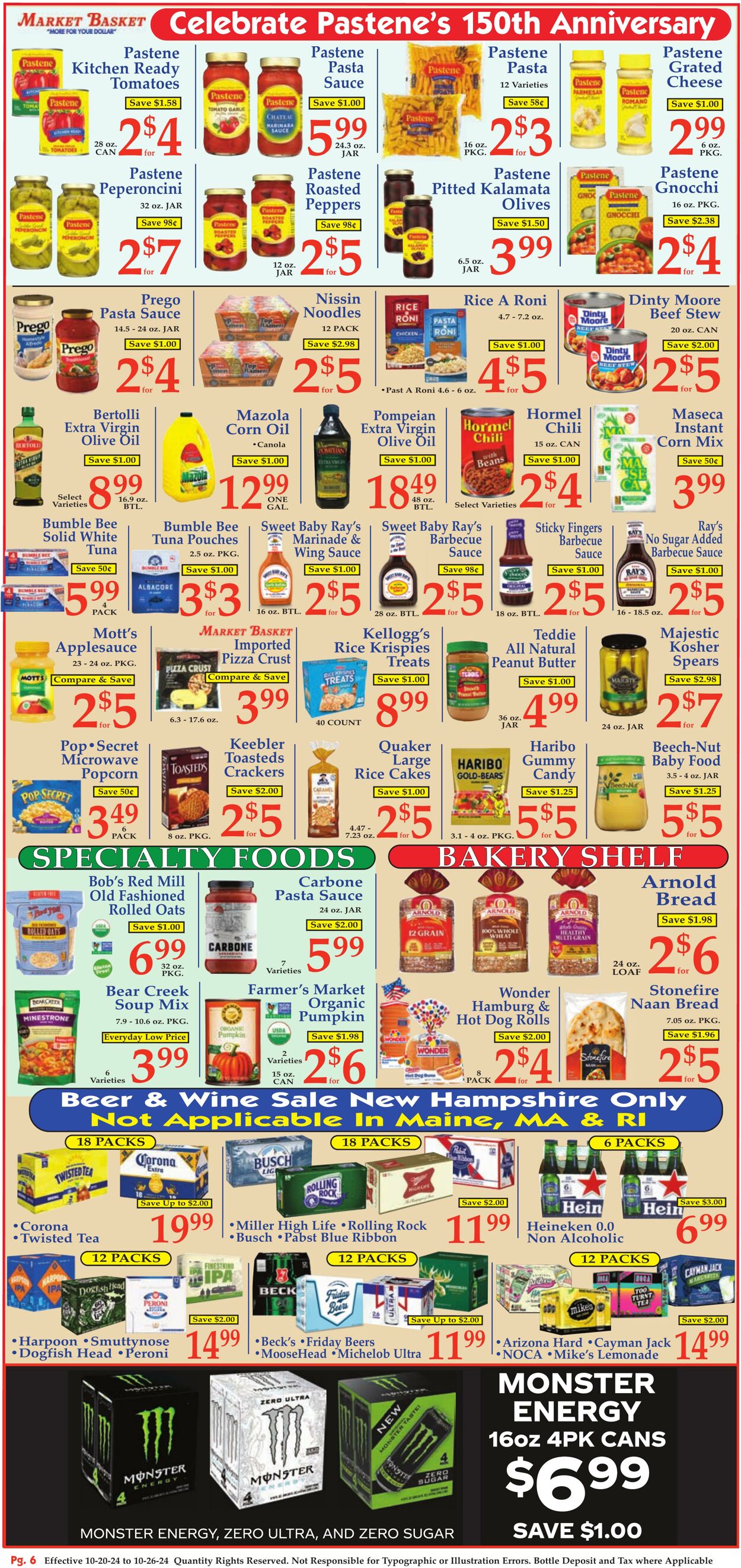 Weekly ad Market Basket 10/20/2024 - 10/26/2024