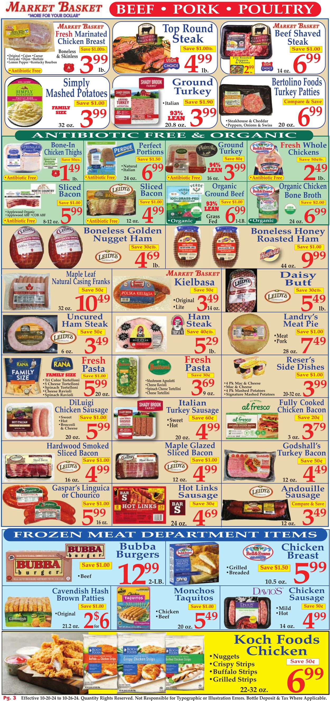 Weekly ad Market Basket 10/20/2024 - 10/26/2024