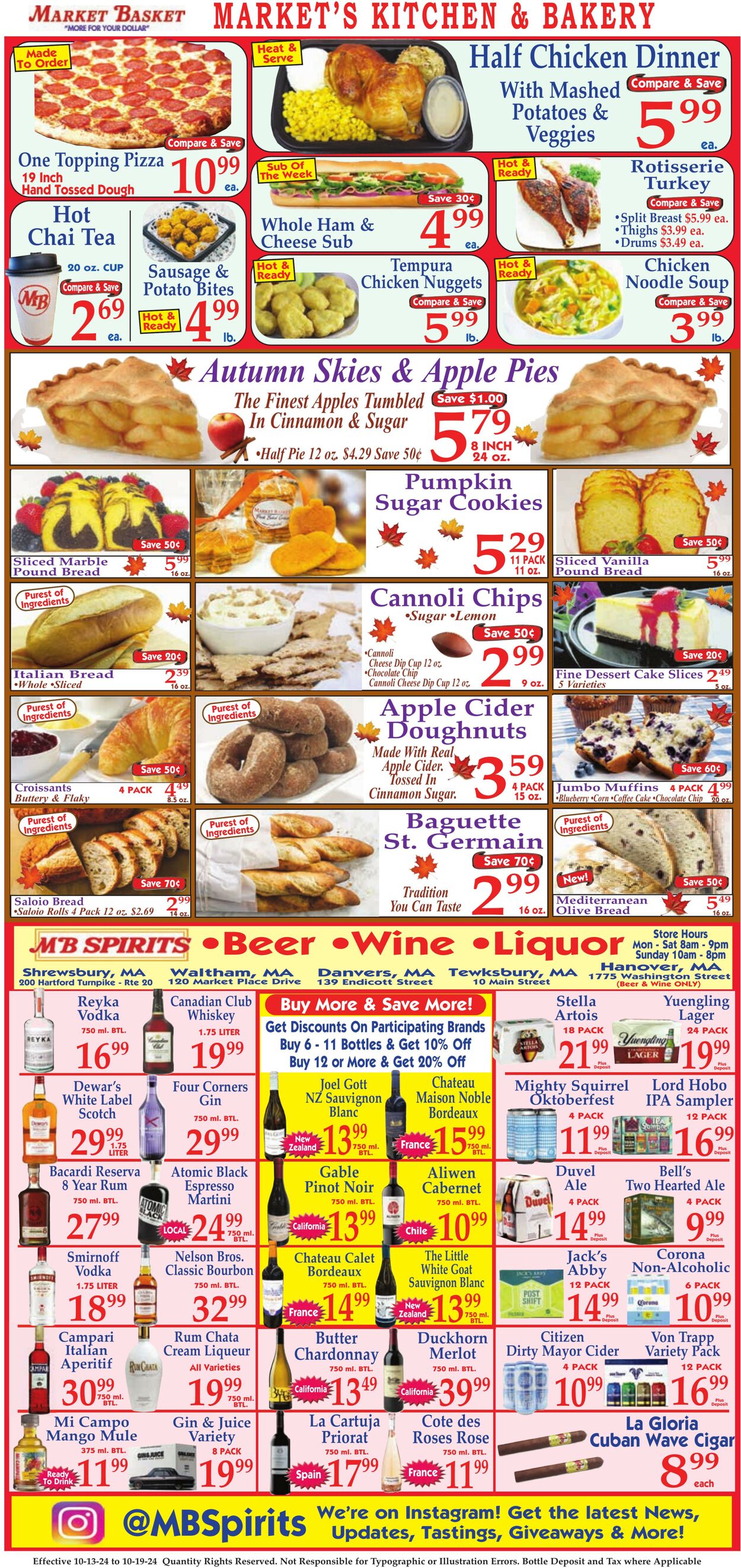 Weekly ad Market Basket 10/13/2024 - 10/19/2024