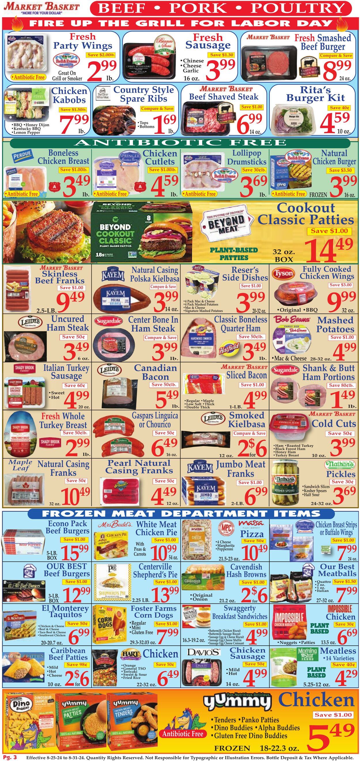 Weekly ad Market Basket 08/25/2024 - 08/31/2024